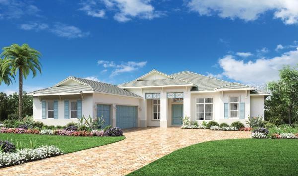 Under Construction. Private pool and covered outdoor space perfect for relaxing or entertaining year-round. Luxurious primary suite with a spa-inspired bathroom and generous walk-in closet. Versatile flex room offers a study or office space. This beautiful community is situated just minutes away from shopping, dining, and entertainment. The Aragon Island Colonial is a beautifully crafted single-story home featuring 3 spacious bedrooms, 3.5 baths, a generous flex room, and a private pool—designed for comfort, style, and effortless living. Enjoy an open-concept layout with a seamless flow between the kitchen, great room, and casual dining area—perfect for gatherings and entertaining. The expansive primary suite includes a spa-inspired bath and a large walk-in closet for ultimate relaxation. With elegant finishes, versatile living spaces, and a quick move-in option, this home is ready to fit your lifestyle. Schedule your tour today!