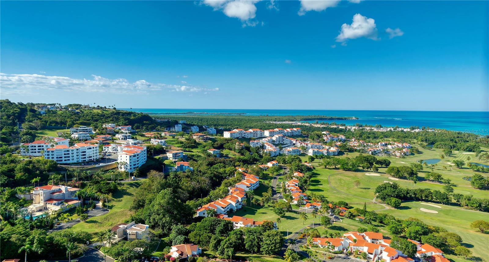 The residence is also available for lease at $4,000 per month. Indulge in the quintessential resort lifestyle at the Wyndham Rio Mar Resort. This 3-bedroom, 3-bathroom residence offers breathtaking ocean views and an inviting coastal contemporary aesthetic. With approximately 1,695.9 interior Sq. Ft. and an east-facing balcony providing approximately 185.4 Sq. Ft. of alfresco space, this home seamlessly blends indoor and outdoor living. Two parking spaces and a full-power generator enhance convenience and peace of mind. Nestled on the East coast of Puerto Rico, the Wyndham Rio Mar Resort is an exclusive beachfront community in Rio Grande. Residents enjoy privileged access to an array of world-class amenities, including renowned restaurants, sparkling pools, a thrilling casino, a rejuvenating spa, fourteen tennis courts, and two 18-hole championship golf courses. Nature enthusiasts will appreciate the proximity to El Yunque National Rainforest, one of Puerto Rico's most celebrated natural wonders. Boating aficionados will also enjoy easy access to the largest marina in the Caribbean. Located just a 45-minute drive from San Juan, you can savor the tranquility of resort living while still being close to the vibrant capital city's excitement and conveniences.