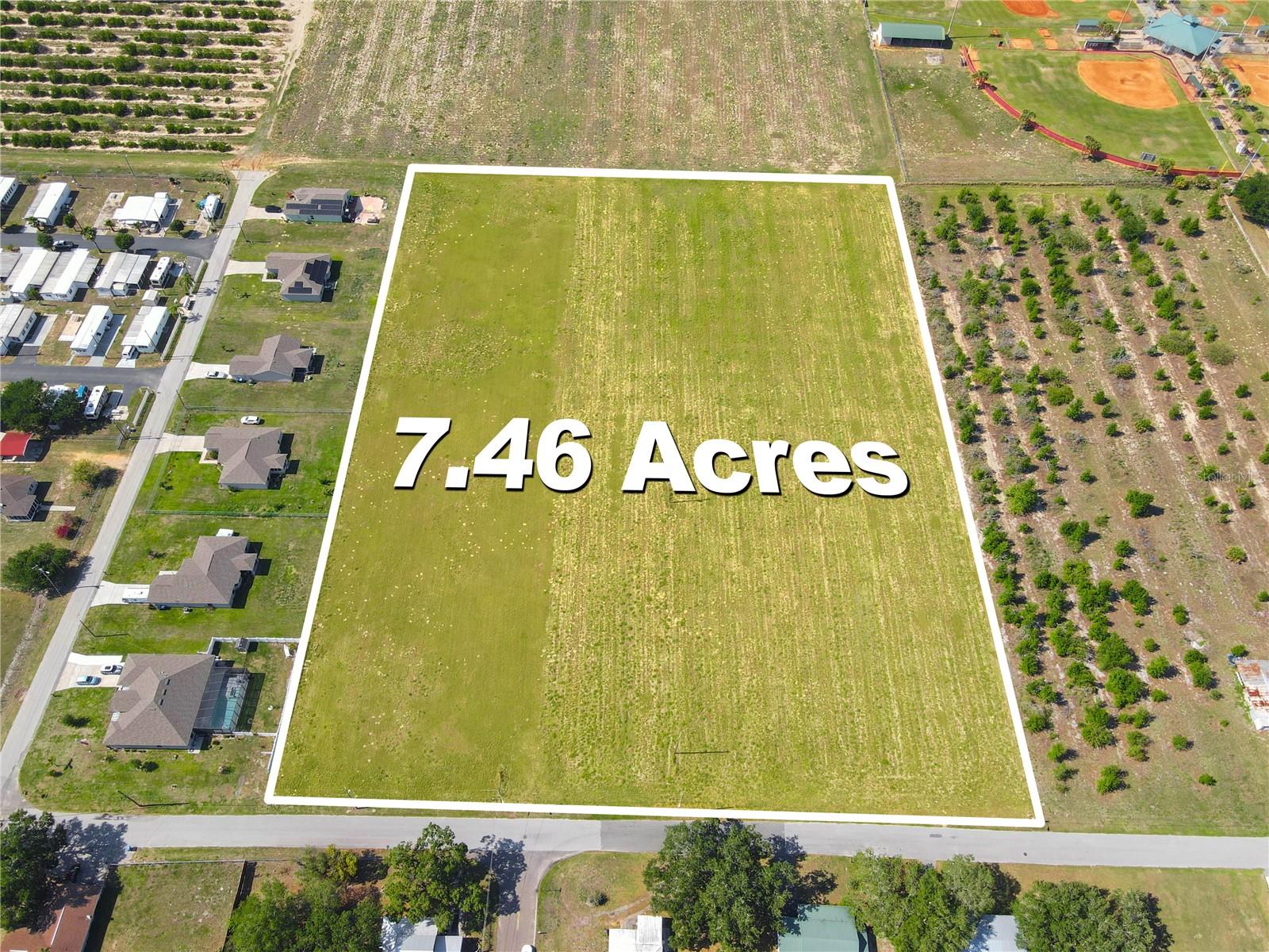 7.46 ACRES IDEAL FOR DEVELOPMENT! CLEARED AND READY FOR DEVELOP! LOCATED IN THE CITY OF FROSTPROOF. THERE IS CITY WATER AVAILABLE AT THIS SITE AND THERE ARE NEWER HOMES ADJOINING THIS PROPERTY BUILT WITHIN THE LAST THE LAST 3 YEARS. THIS PROPERTY IS CENTRALLY LOCATED WITHIN A SHORT WALKING DISTANCE TO THE BASEBALL-SOFTBALL COMPLEX, SCHOOLS, BASEBALL FIELD ,TRACK FIELD & TENNIS COURTS, AS WELL AS RESTAURANTS, FOOD STORE, DOLLAR GENERAL & FAMILY DOLLAR! FROSTPROOF IS A GOLF CART FRIENDLY CITY. HOP ON YOUR GOLF CART AND RIDE TO THE CITY BEACH! MUCH DEVELOPMENT IN THE AREA