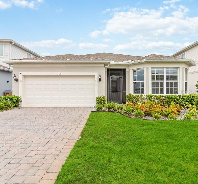 Welcome to this beautifully maintained 4 bedroom, 2 bath home, built in 2022, offering 2,200 sq. ft. of modern living space that's designed with an open concept split floor plan. This popular Pulte Spruce model combines comfort, functionality, and style.
At the heart of the home is the chef’s kitchen, featuring an oversized island/breakfast counter, soft close cabinets, quartz countertops, stainless steel appliances (2022-2025), and a clear view of the gathering room perfect for everyday living and entertaining.
Notable upgrades include: wood-look ceramic tile flooring in all common areas, custom remote-control blinds with valances in every room, energy efficient windows, modern ceiling fans and light fixtures, 9-ft ceilings, 8-ft interior/exterior doors, epoxy-finished garage with custom overhead storage, enclosed lanai with category 3 hurricane screens, professionally landscaped front and backyard, Rain Bird irrigation, stone paved driveway, lanai and back patio, in-wall pest control system, security system, six foot vinyl fence with two access gates.
This home is set in a small community. Residents may enjoy a pool, cabana, and playground, all with no CDD fees. It's conveniently located minutes from Lake Nona’s shopping, dining, and entertainment district and Brevard Beaches are just a one hour drive away. It truly offers the best of Central Florida living, whether you’re a first time homebuyer, growing family, or looking to downsize. Don’t miss your chance to make it yours!