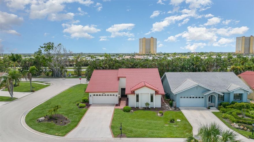 Experience the pinnacle of Southwest Florida living in this stunningly renovated retreat, perfectly positioned on a prime, sun-drenched corner lot within the prestigious Kelly Greens Golf & Country Club. This rare "unicorn" find features a masterfully redesigned floor plan with two expansive primary suites, each boasting its own private en-suite bathroom and enough square footage for a secluded sitting area or home library. Whether you are seeking a high-performing investment, a luxury winter escape, or a serene place to retire comfortably year-round, this home caters to every lifestyle with effortless ease. Its enviable location is also an incredible advantage for healthcare professionals, offering exceptionally convenient access to the nearby HealthPark Medical Center. Total peace of mind is built-in with a brand-new A/C, water heater, and high-end appliances, all secured by both electric and manual storm shutters. Situated just minutes from the world-class sands of Sanibel, Captiva, and Fort Myers Beach—and only 17 miles from RSW Airport—you are truly at the center of it all. With a bundled golf membership included and a newly renovated clubhouse serving as your social hub, this property is the ultimate gateway to the Gulf Coast lifestyle. Don’t let this opportunity pass you by and claim your slice of paradise!