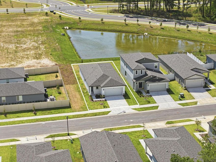 AFFORDABLE BRAND NEW HOME...stop paying rent!! MOVE-IN READY!! Home has a beautiful POND VIEW with no rear neighbors on top of you!! Located next to Tampa General Hospital Brooksville!! 3 bedrooms + 2 full bathrooms + 2 car garage + beautiful pond view lot!! ALL UPGRADES!! Comes with everything you need including all appliances, washer and dryer, and blinds!! Open floor plan, high ceilings, and large sliders make this home feel light, bright, and spacious!! BUILDER'S WARRANTY! Granite countertops, beautiful white shaker cabinets, ceramic tile floors, new stainless steel appliances, dual paned windows, and special spray-foam insulation!! Come see it and see why I have already had 4 buyers buy these homes right next to this one. 

Located in a great location right next to Tampa General Hospital Brooksville and minutes from the Suncoast Parkway for easy, fast access to Tampa!! 15-20 minutes to kayaking and swimming with the manatees in the crystal clear Weeki Wachee River!! Boating, fishing, beach days and Pine Island on the Gulf and Roger's Park on the river are 25 minutes away!!  Sunsets on the beach, paddle-boarding, spending the day at Buccaneer Bay Water Park can be on you daily adventure list! 40 minutes to Tampa International Airport and 1 hour 10 minutes to TOP US Beaches!!