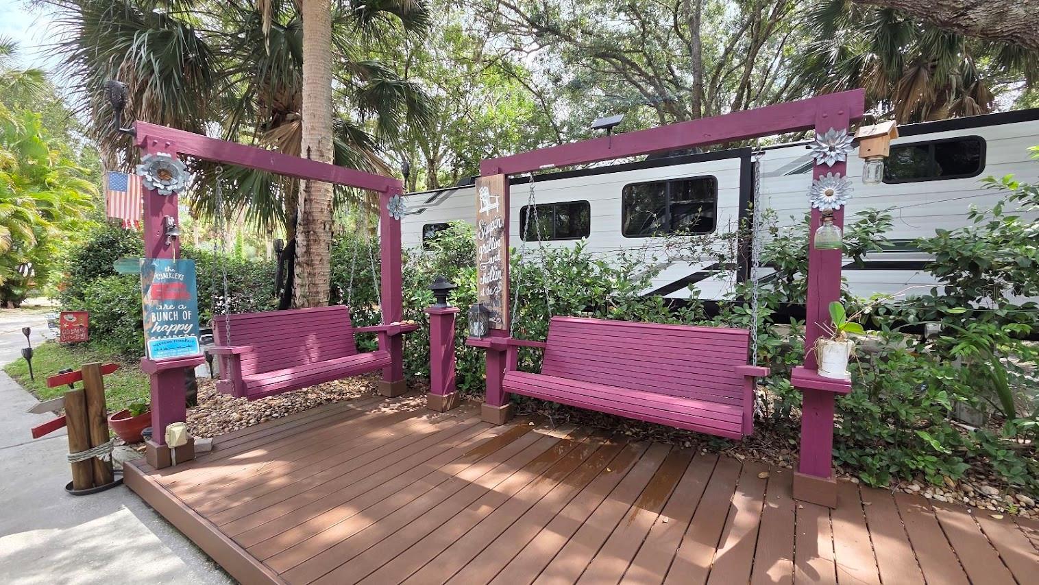 Looking for a LUXURY RV Lot to BUY in FLORIDA? Look no further! Full Privacy at this River Ranch Lot in Central Florida! This Lot offers a COZY and SHADED seating areas, the ability for expansion with room for a pavilion, outdoor kitchen, expanded living space and more! NO REAR NEIGHBORS!! Easy walk or ride to the Pool, Laundry and Clubhouse. Plenty of seating for enjoying friends, family and campfire smores! Rent out when not in use and allow it to pay for itself! River Ranch RV Resort is perfect for weekend vacations, family camping, seasonal living! River Ranch RV Resort offers beautiful landscaping and privately owned RV lots. There are many amenities such as Pools, Tennis, Pickleball, Clubhouse, Social Events, Billiards, Poker Room and more!
Looking for entertainment and fun? River Ranch offers it here!! For starters, there is a LIVE Rodeo every Saturday night – an excellent display of showmanship and fun for the entire family! There is even a Saloon (family friendly), with LIVE bands, DJs, dance parties and they give line dancing lessons for free. There is a waterpark, an adventure park which has a bounce house, mechanical bull, climbing tower, Arcade, mini golf, outside movie on the greens, bicycle rentals, airboat rides, river boat rides, swamp buggy, hayrides, petting farm, trap & skeet range and a bow target for shooting. There are several places to eat on property. The River Ranch Chop House serves delicious food and drinks, a waterfront Smokehouse Grill serving delicious BBQ, a pizza shop and an ice cream and coffee shop (serving Starbucks.) There is also a General store and a Western store to grab all of your favorite Cowboy/Cowgirl finds! Watch the Bison, Steers, Horses and other wildlife! Don’t forget to check out the Petting Farm!!