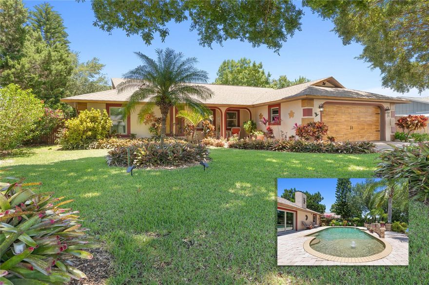 The serene retreat you've been looking for! Fabulous home with a dream kitchen with a must-see custom pantry and tons of storage. Split bedrooms lead to the large family room with stone fireplace. Large master with his and hers closets with built-ins, large walk-in shower, jetted tub and door directly to the pool deck. If you love outdoor living or entertaining, then you'll be impressed with the large pool with paver decking. A few steps down from the pool deck, you'll find a dock for relaxing, dining, fishing, or just enjoying nature and lush landscaping. There's a hot-tub, fire pit and additional little gathering spots throughout the private, fenced back yard. Pretty shed for storing pool toys or gardening tools. The raised pavers provide privacy while relaxing in the pool.   All this is tucked away in a quaint community that is just minutes to anything you could possibly want or need: shopping, dining, doctors, and of course, the beach. And, it is located in the much sought-after and highly rated Port Orange schools. Don't forget to watch the video tour! ;Water: City