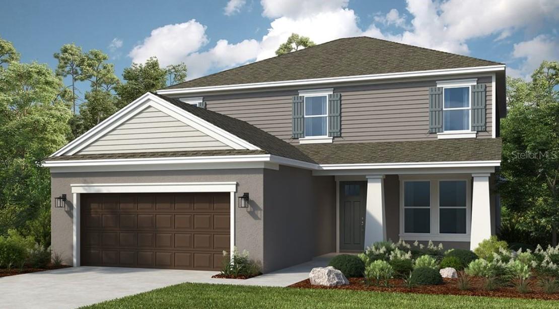 Under Construction. What's Special: High Ceilings | Gourmet Kitchen | Dedicated Study. New Construction – December Completion! Built by Taylor Morrison, America’s Most Trusted Homebuilder. Welcome to the Bahama at 5253 Bowspirit Way in The Waters at Center Lake Ranch. This thoughtfully designed home blends style and functionality for effortless living. Step into the welcoming foyer, where the formal dining room sits on one side and the laundry room and garage entry on the other. At the heart of the home, soaring high ceilings create an open and airy atmosphere as the gourmet kitchen with a center island flows seamlessly into the casual dining area and great room, perfect for gatherings. Sliding glass doors lead to a covered lanai, ideal for enjoying Florida’s indoor-outdoor lifestyle. The main-level primary suite is tucked at the back of the home and offers a private retreat with a spa-inspired en-suite and a spacious walk-in closet. Upstairs, you’ll find three secondary bedrooms, two full bathrooms, a dedicated study, and a generous loft for flexible living. The Waters at Center Lake Ranch is part of the master-planned community of Center Lake Ranch, spanning 2,050 acres just south of Lake Nona in Osceola County. Conveniently located along the Narcoossee corridor, this natural gas community offers exceptional value for those seeking new homes in the rapidly growing Medical City area. Residents enjoy a thoughtfully designed, walkable neighborhood with multi-use trails, recreational destinations, and scenic conservation wetlands that enrich everyday living. Additional Highlights Include: Gourmet kitchen and oak treads with white painted risers. Photos are for representative purposes only. MLS#O6344979