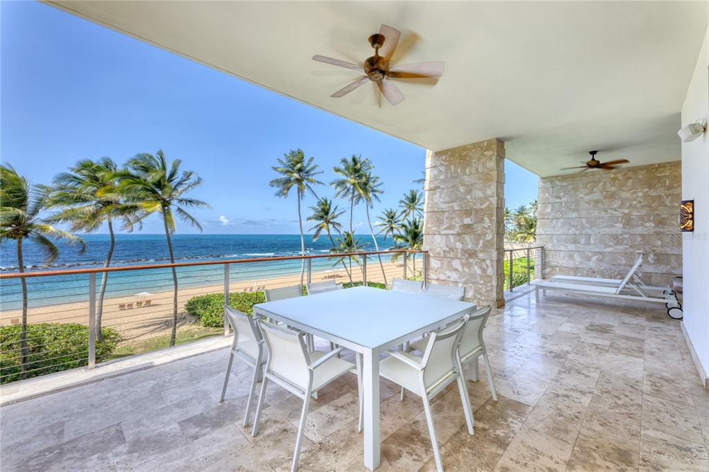***UNDER CONTRACT***
Phenomenal sweeping ocean views from all rooms serve as praise to the impeccable details throughout this meticulously laid out space within the Ritz-Carlton Reserve at Dorado Beach. This third floor residence represents an enviable tropical sand front lifestyle, amenity rich and vista inspired. Direct ocean frontage with over 3,548 sq. ft. of gracious living space. An open contemporary design, the living room, dining, kitchen and bedrooms boast inspiring blue ocean scenery as far as the eye can see. The home incorporates a large terrace complete with dining and lounging in front of the beach and ocean. Corner living and dining room facing north west, master suite with indoor /outdoor bathing and 2 additional bedrooms.
The master bedroom suite is full northern exposure, creating an intimate atmosphere with the indoor soak tub and outdoor oasis shower. Floor to ceiling galvanized sliding glass doors maximize the awesomeness of this next level backdrop. Built to capture the sound of the water and the beauty only Dorado Beach can provide, this Ritz Carlton Reserve residence highlights the sophistication of modern beachfront living.
Ritz Carlton Reserve branded residence owners benefit from the award-winning services and facilities of the Dorado Beach Reserve and may participate in the resort’s successful rental program. The West Beach Residences have exclusive access to the Residences Concierge, as well as with membership, the hotel facilities including pools, dining venues, fitness, tennis and spa.
Total monthly HOA including Shared Services $4,911.78.
