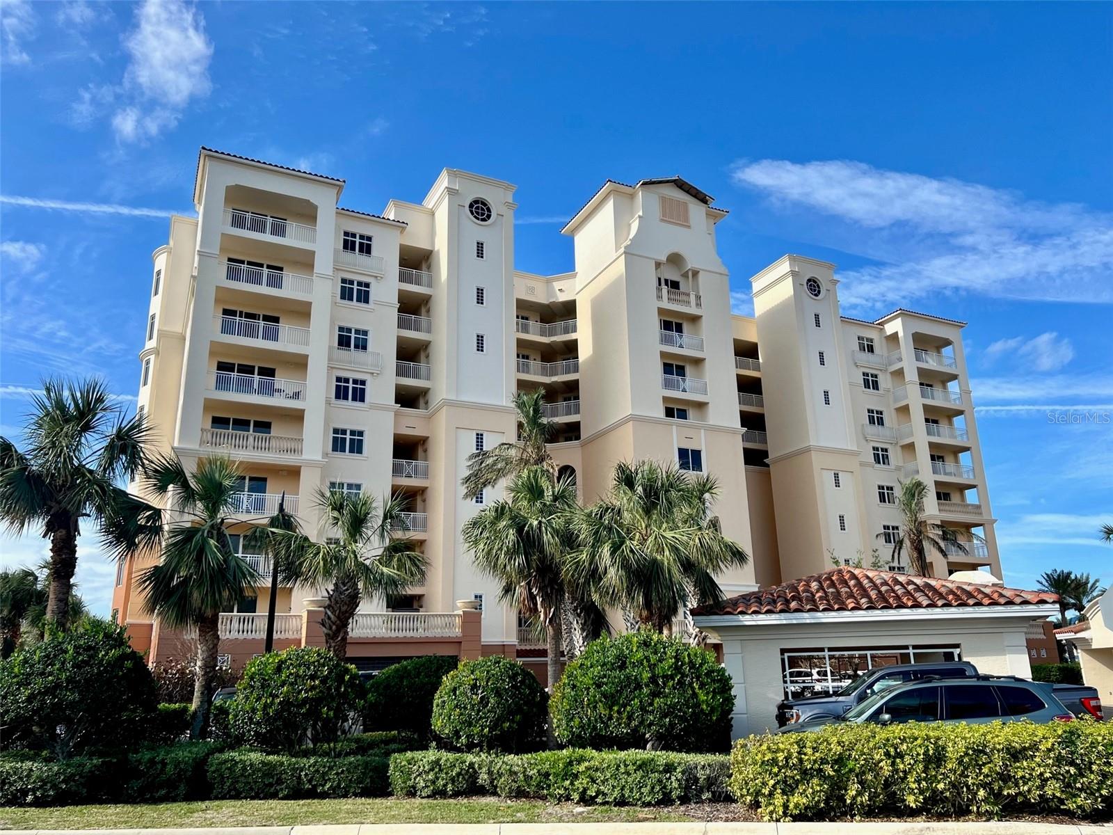 Amazing Intracoastal views from this penthouse level Minorca condominium! Spacious Indigo 3 bedroom, 2 bath floorplan with breakfast nook and dining area. The third bedroom is presently used as den and would also make a nice private office. The SW facing balcony has both Intracoastal and oceanviews and is a great spot to enjoy the sunsets and watch launches from the Cape. Filled with Lexington and Tommy Bahama furnishings and complete kitchenware and linens, this immaculate unit is offered fully furnished, turn-key; the only exclusions are “Frogman” sculptures of frogs/birds, a diningroom painting and some silverware. Custom plantation shutters throughout. HVAC 2015, kitchen appliances 2018 and washer/dryer 2019. Complex features Har-tru tennis courts, exercise room, community pool, fabulous clubhouse and gated entry. Underground assigned/reserved parking spot #12. Two pets are permitted up to 80 pounds combined. See to appreciate.