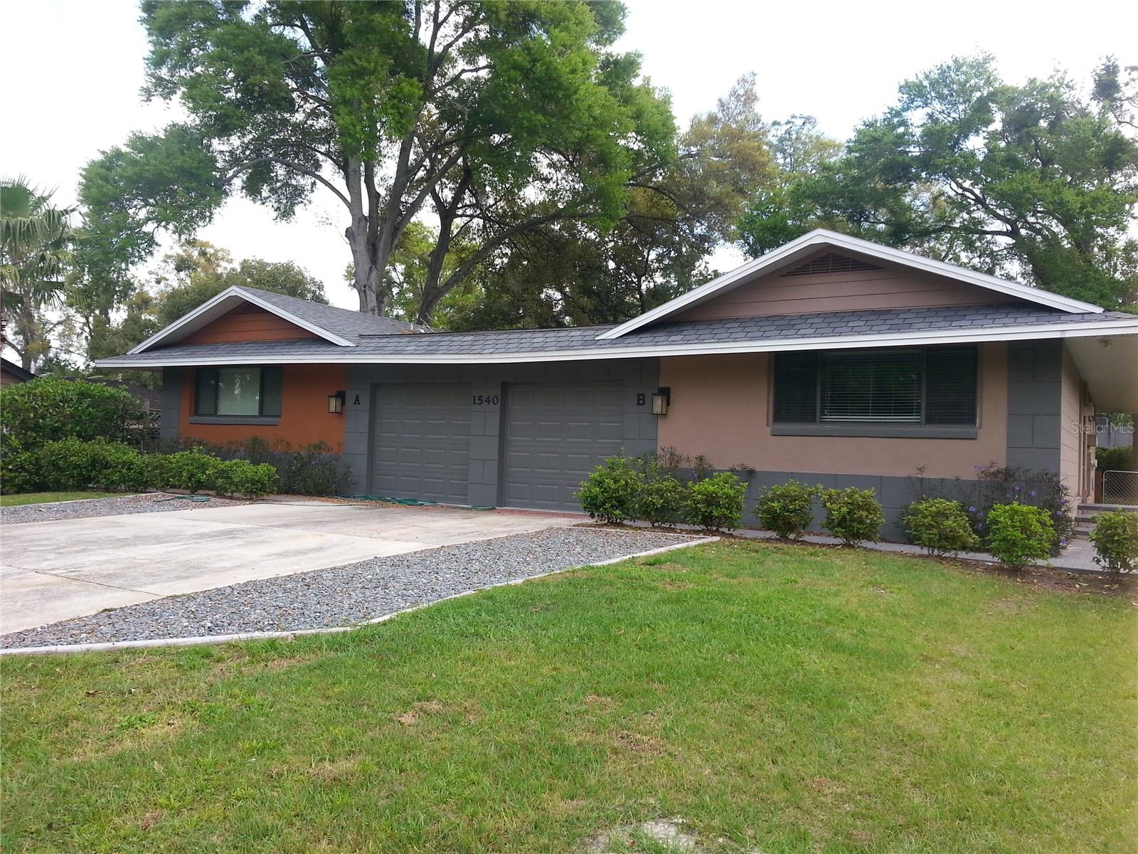 UNIT A - This 3 bedroom / 2 bath 1200 sqft duplex is perfectly located in Maitland. Quite street with major arteries to Winter Park and Downtown Orlando. You will enjoy the open living room / kitchen with its custom cabinets and granite counters with easily maintained tile floors. All bedrooms are carpeted and offer great space. Master has large walk in closet. Unique floor plan and cost savings on electric. Both baths have custom cabinets and granite counter tops; one has large walk in shower and double sinks, the other has a tub. Private back yard. One car garage and driveway parking. This Unit offers a large covered patio. Lawn care is included in rent. Tenant responsible for all utilities, cable and telephone. Small pets allowed with additional NON REFUNDABLE deposit