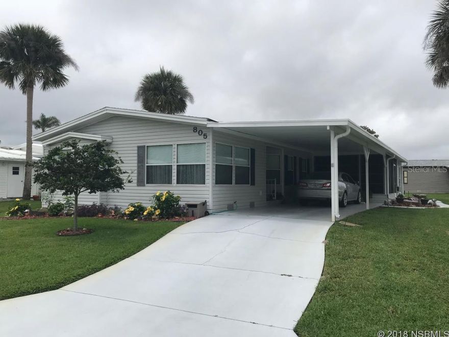 Spacious 2br/2 bath custom built home shows TLC throughout and is great for those that love to entertain!  Features formal living and dining plus a family room just off of the kitchen.  The master suite boasts a huge closet and the oversized laundry room has ample room for add'l storage.  The enclosed porch area is great for afternoon BBQ's and the storage room has plenty of room for tools and craft work.  Enjoy all the amenities associated with this 55+ community--clubhouse, Intracoastal access, fitness center, tennis, heated pool, bocce ball, shuffleboard and more! ;Water: City