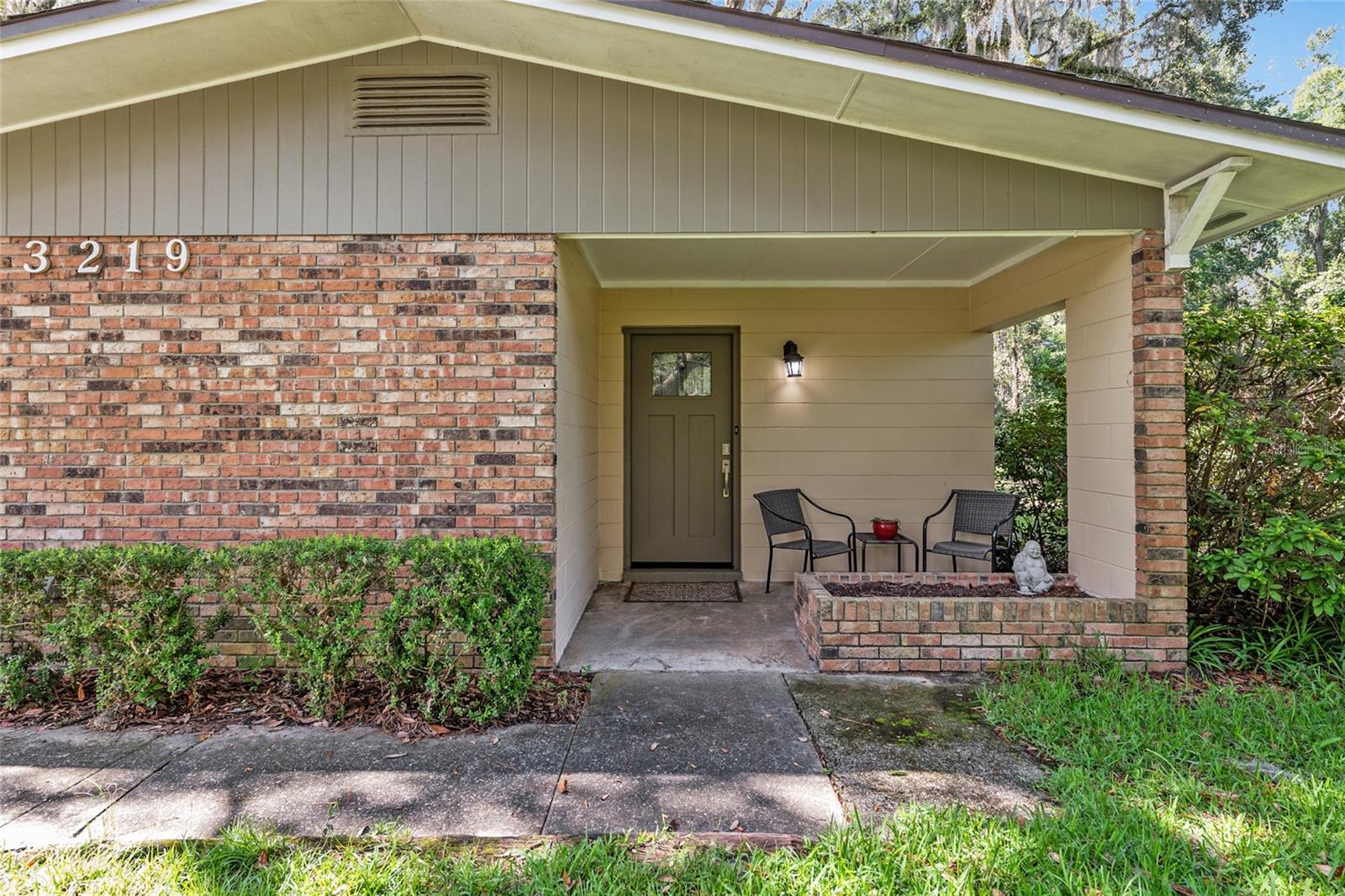 Location, location, location!! This convenient and beautiful well-maintained 3-bedroom, 2-bathroom concrete block/brick home, with NO HOA, offers durability and so much comfort. Located in a charming unique old-style neighborhood with expanded yards and shade trees in popular and quiet Northwest Gainesville. Conveniently easy and quick access to University of Florida, Santa Fe College, shopping, dining, US 441, I-75 and more. The home features a bright and open floor plan. The eat-in kitchen opens to the great room/living room. The living room & bedrooms have easy-care laminate flooring so NO CARPET. The master bath has a large walk-in shower. Bath 2 has a tub/shower combination. There is also an updated laundry room with washer & dryer included! The large lot is just under a quarter-acre and features big, beautiful oak trees with the back yard being mostly fenced. NEW ROOF, new trim, new front door, new floorings, new fixtures, fresh new paint, and new kitchen countertops. The HVAC system with a natural gas furnace was replaced and has a digital thermostat. Families, singles, couples, students, investors as anyone/everyone will appreciate this home and what it offers. So be sure to schedule your showing today as you don't want to miss out on this one.