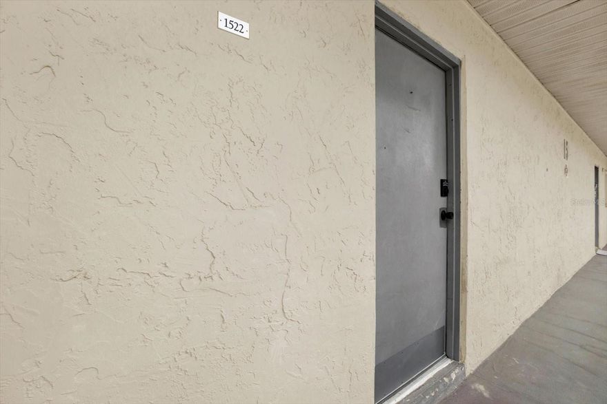 Welcome to this beautifully remodeled, move-in-ready second-floor condo located in a prime Clearwater location! Conveniently situated just off US-19 and Coachman Road, you’ll enjoy quick access to shopping, dining, parks and beaches.
Completely renovated top to bottom in 2022, this bright and open unit features updated kitchen with leathered granite countertops and stainless-steel appliances, updated bathroom, flooring, windows, sliding glass door, and new washer and dryer. 
All windows and sliding glass door were replaced in 2021 with hurricane-impact models, offering both safety and efficiency. Additional upgrades include brand-new luxury vinyl flooring throughout, a newer water heater, newer AC (2015) and an updated electrical panel. The building’s new roof (2025) provides extra peace of mind for years to come.
Whether you’re a first-time buyer, downsizer, or investor, this condo checks every box.
Don’t miss out on this incredible opportunity!