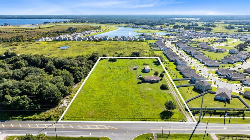 LOCATION LOCATION! This 5 acre parcel is positioned across from Deer Run Road on the fast-growing Hickory Tree Road in St. Cloud. With water and sewer available nearby, an additional 23+- acres also available, and with LDR as the future land use, this is a fantastic opportunity for development. Brochure available upon request.
