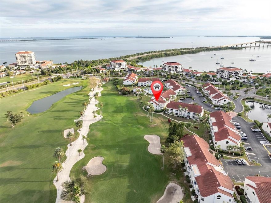 Take a look at this stunning turn-key Condo with Golf Course Views on Isla Del Sol! 

Sold fully furnished and entirely "turn-key," this 2nd story condo has been meticulously maintained and offers picturesque & tranquil views from its private balcony. Watch the golfers tee off of the 6th hole of this 18-hole championship course. The elevated second-story position ensures peace of mind with zero flooding concerns. With 1,140 sq. ft., this 2 bedroom/ 2 bath residence is ready for you to enjoy from day one. The split plan offers each bedroom with their own private en-suite bathrooms and large walk in closets providing ample storage. The master features a large double vanity and soaking tub and shower. The spacious living room/ dining room area features vaulted ceilings that enhance the open and airy floor plan. Plantation shutters adorn all windows, adding a touch of classic elegance. The kitchen is fully equipped with stainless steel appliances, granite countertops, recessed lighting and a breakfast bar.  Benefit from a new HVAC system installed in 2024, ensuring year-round comfort.
Enjoy the resort-style amenities which include a heated community pool and spa, clubhouse, a designated parking space and car washing area. The beautiful grounds are immaculately maintained, enhancing the serene community atmosphere. This is ideal for a perfect full-time residence or a lucrative investment property, as the association allows desirable weekly rentals. The community welcomes one pet up to 20 pounds and an unparalleled blend of luxury, convenience for a vibrant Florida lifestyle. This location is just minutes to the beautiful sandy beaches, Fort DeSoto park, Eckert College, the Pinellas Trail and a short drive to the vibrant downtown.  Schedule your showing today!