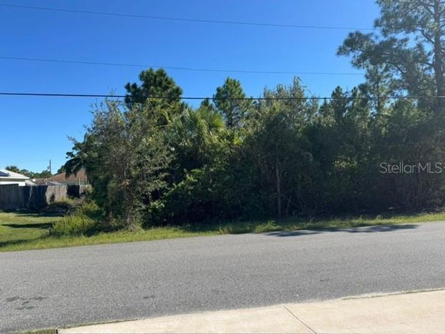 Build your dream home on this beautiful vacant lot in Palm bay! This buildable residential lot is ready for your vision and offers no HOA, giving you the freedom to design and live the way you want. Conveniently located close to schools, shopping, and main roads for easy commuting. A great opportunity for home owners, investors, or builders looking to create their own space. The owner is also selling the adjacent lot, listed separately with its own MLS number and price, offering the potential for extra space or a large project. Don't miss your chance to invest in this growing area of Palm Bay!