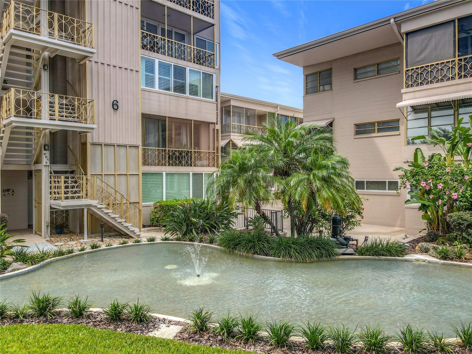 Major Price Improvement & Motivated Seller! Here is your rare opportunity to own a studio apartment in Whispering Waters, a 55+ iconic Condominium located just steps from Park Avenue and fabulous historic downtown Winter Park! This architectural mid-century beauty was built in 1960 and has survived every major hurricane since then. Whispering Waters has passed the Milestone and Structural Integrity Reserve Study with flying colors. Enjoy all of these activities nearby including the award winning restaurants, boutique shops and museums. There is walkability to the Alfond Inn, Rollins College, the Sunrail / Amtrak Station, Farmer's Market and all things the Park Avenue area has offers including beautiful parks and lakes to explore. Just outside your door and on the shore of Lake Osceola you will find the historic Winter Park Boat Tour. At Whispering Waters the lush community grounds and shared patios are a tropical oasis of flowering plants and charming decorative ponds. This highly sought after ground floor corner unit comes with an abundance of natural light and has just been freshly painted as well as new energy efficient windows installed. It features neutral colors, easy care ceramic tile in the kitchenette & bathroom, with laminate flooring in the main living area. The low monthly HOA fee includes electricity, gas, heat, water, sewer, trash, grounds care, pool service and all building exterior maintenance. The owner pays for Cable & Internet.While the complex is considered 55+, there is an 85/15 rule in effect which allows for 15 percent of unit owners to be under 55. Association approval is required for all new owners. One assigned & deeded exterior parking space comes with this unit. Drop your groceries off in the covered and gated parking garage in the basement, with a short elevator ride to the ground floor. Amenities include an onsite manager, pool, clubroom, covered boathouse with boat slips (Docks may become available for lease or purchase). Whether you are seeking a full-time residence, a winter retreat or mother/father in-law suite, this home offers effortless, low-maintenance living-just lock and leave!l Schedule your showing soon as this gem is sure to go quickly! Professional photographs coming soon!