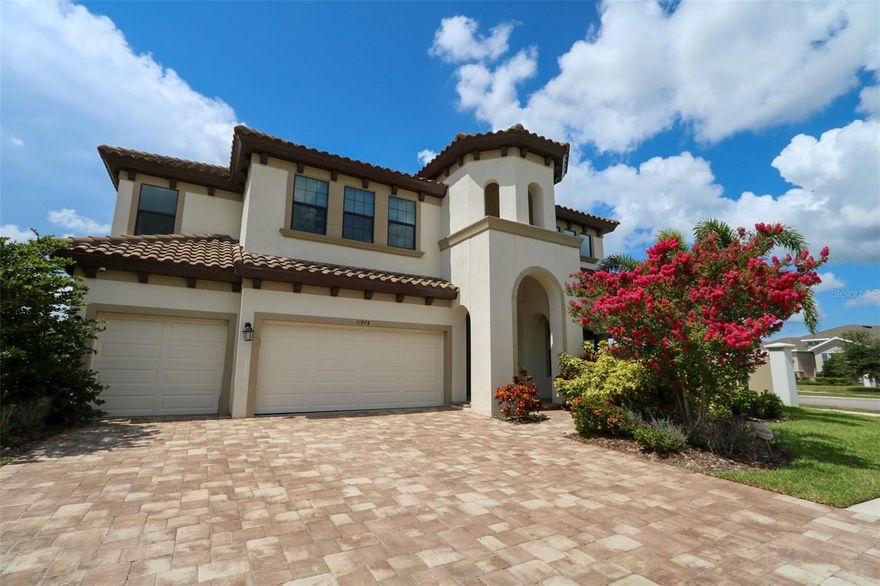 Welcome to your dream home in the heart of Riverview, Florida! Nestled within a prestigious gated community of Waterleaf, this exquisite 6 bedroom, 6 bathroom, 3 car garage, 2-story residence boasts 5000 sq ft of luxurious living space, a private pool, and perfect location, promises both convenience and serenity.
Plenty of room for the family and options galore! This home offers ample room for comfortable living and entertainment. As you step inside the gracious double-door entry, you'll be captivated by the open floor plan that seamlessly connects the living, dining, kitchen areas, with the outdoor covered lanai. On the main floor you have your open kitchen/living room concept, formal dining room, office, large walk in pantry, butler area with wine cooler, Bedroom and bath, and guest quarters including a full bath, allowing guests plenty of privacy when visiting. Upstairs you'll find your family room/loft, four bedrooms, four full baths and large laundry room with wash sink and washer/dryer. Your ensuite master bedroom includes double vanities, a MASSIVE walk in closets, glass and tile stand up shower and separate jacuzzi tub.
Step outside to your own private haven a sun-soaked backyard paradise featuring a pristine private screened in pool and covered lanai. Imagine soaking up the Florida sun, taking refreshing dips, and hosting unforgettable poolside barbecues. The large corner lot offers extra room for outdoor activities!
This exquisite home also offers a central vac cleaning system, reverse osmosis drinking water, whole home water softener, pre-wired security system.
Nestled in the highly desired Waterleaf community featuring state of art clubhouse, sport lots/fields, playgrounds, dog parks, resort style pool, fitness center, and walking/jogging trails. Close to shopping, restaurants, I-4, I-275 for quick commute to Downtown Tampa, Clearwater & St. Petersburg, boasting Floridas most famous beaches.
