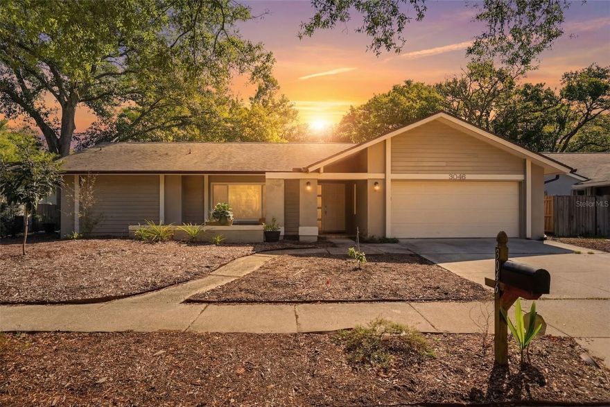 3046 Egret Terrace in North Bay Hills of Safety Harbor offers an updated 4-bedroom, 2-bath pool home with 2,202 sq ft, featuring a 2017 roof, 2021 HVAC, hurricane-rated windows (2021), and 2019 updated electrical panel, plus a 2-car garage with EV charging setup.

The remodeled kitchen opens seamlessly to the living room, family room with fireplace, and formal dining area, creating a functional and connected layout ideal for both everyday living and entertaining. The home also features inside laundry and a flexible floor plan, with generously sized secondary bedrooms and a private primary suite.

Tile and updated finishes provide a clean, low-maintenance interior, while the layout offers versatility for guests, a home office, or growing households.

Enjoy Florida living outdoors with a fully fenced backyard, sparkling pool, and new pool screen enclosure. The front yard features a unique edible landscape, adding both character and function.

Conveniently located just minutes from downtown Safety Harbor, with easy access to dining, shops, waterfront parks, and major commuting routes to Tampa, Clearwater, and the Gulf beaches—this move-in ready home offers the space, updates, and lifestyle today’s buyers are looking for.