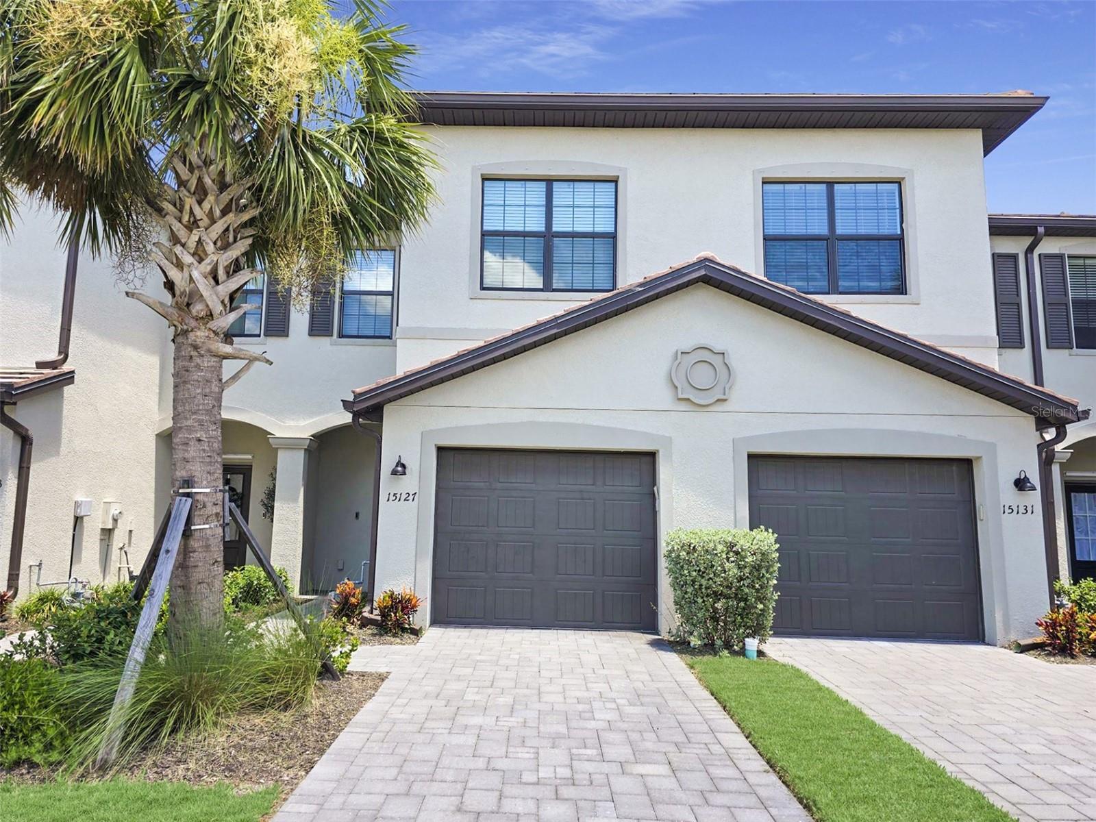Annual townhome Located in Lorraine Lakes that offers three bedrooms, two and a half bathrooms, and a one-car garage. Inside, the spacious kitchen features wood cabinetry, granite countertops, stainless steel appliances, and a gas stove. Perfect for everyday cooking or entertaining. The open dining and living areas flow seamlessly together and lead out to a screened-in lanai, ideal for relaxing or enjoying Florida evenings. Upstairs, a split bedroom layout provides privacy, with the primary suite and bath separated from the two guest bedrooms and full guest bathroom. A washer and dryer are conveniently located on the second floor for easy laundry access. The main level includes a half bath, tile flooring throughout the living areas, and additional storage space under the stairs. This home includes basic cable and internet in the rental rate. Residents of Lorraine Lakes can enjoy access to the wonderful amenity center featuring a resort-style pool, clubhouse, tiki bar, restaurant, fitness center, aerobics studio, tennis, pickleball, basketball, and volleyball courts, a kid's splash pad and social club. Located approximately 8.5 miles from I-75 and just a short drive to top-rated schools, shopping, dining, airports, and the Gulf Coast’s beautiful beaches, this townhome delivers comfort, convenience, and community living all in one. Residents Benefits package added for $35.00 per month. Available for immediate move in after approval through Gulf Coast and the association.