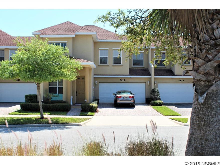 Fabulous value for a Venetian Bay Golfing Community townhome sitting on a waterfront conservation lot. This home boats 3BR/2.5BA with 2,164 SF AC and a 2-car garage at the end of your paver driveway.  Inside are breathtaking 2-story vaulted ceilings, open living room, dining room, central kitchen, family room and an all-season air-conditioned screen room with sweeping views of the water and conservation. Other highlights include SS appliances, counter-depth fridge, walk-in closets, new AC, new carpetting downstairs, new washing machine, new gutters and more.  Best of all, Parkside Town is located across from the Venetian Bay Town Center for several dining options, shopping, fitness center, full-service spa and so much more. And you're still only 15 minutes to the beaches and the intracoastal waterway. Parkside Townhomes enjoy maintenance-free lawncare and a private community pool! ALL MEASUREMENTS ARE APPROXIMATE.  INFORMATION IS ASSUMED ACCURATE BUT NOT GUARANTEED. BUYERS AND THEIR AGENTS SHALL VERIFY ALL INFORMATION DEEMED IMPORTANT TO THEM. ;Water: City