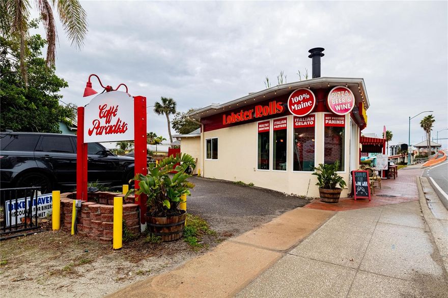 Prime New Smyrna Beach-Flagler Avenue- Business, with building and land TURN KEY Opportunity!  Located in the heart of New Smyrna Beach’s iconic Flagler Avenue, this 1,800 sq. ft. commercial building sits on a 7,500 sq. ft. lot with 13 dedicated parking spaces—a rare find in this prime location. The property is home to a fully operating restaurant with a liquor license, two exterior dining patios.  This is a turnkey opportunity in a high-traffic beachside district, offering both stability and growth potential. Don’t miss your chance to own a piece of iconic Flagler Avenue!
