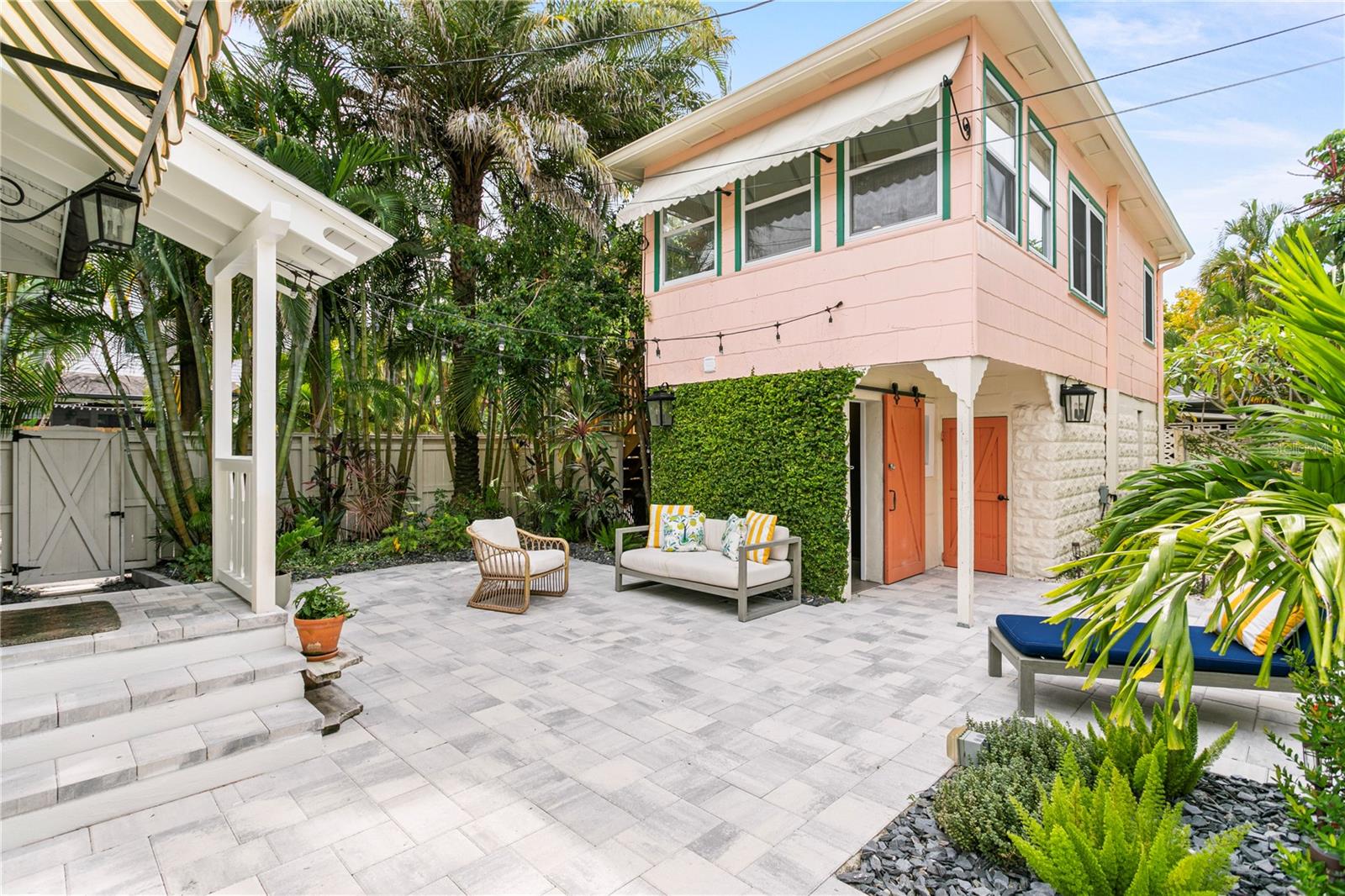 Discover this adorable one-bedroom furnished garage apartment offering nearly 600 sq. ft. of thoughtfully designed living space in one of St. Pete’s most sought-after neighborhoods. Recently refreshed, the home features an updated kitchen with new appliances, a light-filled living and dining area, and a versatile office nook. A one bedroom complemented by an updated bath, and added conveniences include a brand-new washer and dryer inside the unit. With a new roof, great windows, and stylish finishes throughout, this home combines character with modern comfort. Just steps from vibrant downtown St. Petersburg, waterfront parks, and all the charm of Old Northeast living, this is the perfect blend of location and lifestyle.