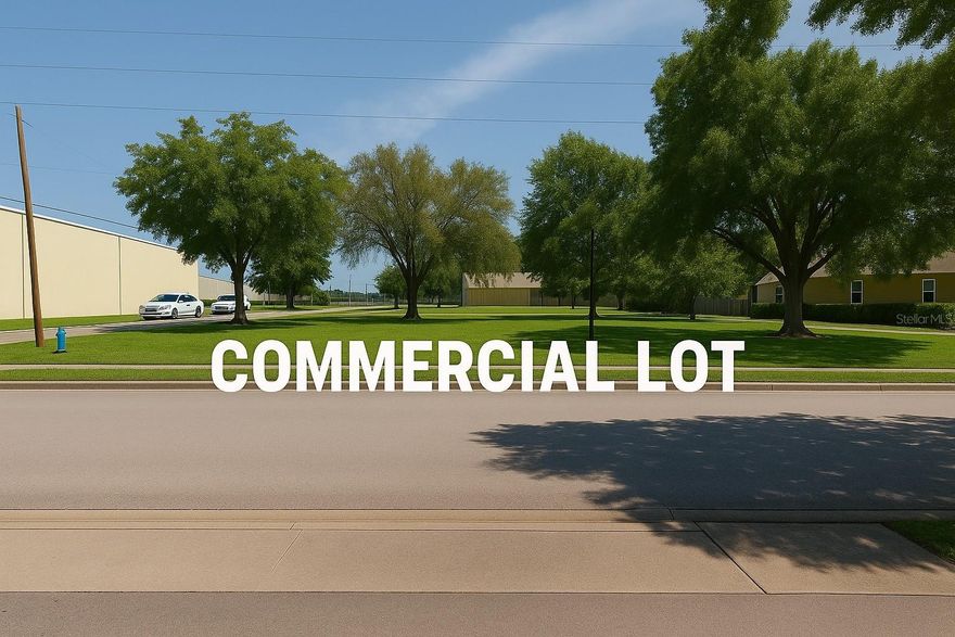 Prime Commercial Corner Lot – Across from Publix
0.22-acre vacant commercial lot in the heart of Lake Wales, located within the Community Redevelopment Area (CRA) — offering potential eligibility for development incentives. Corner lot with excellent visibility, positioned directly across from Publix and next to a daycare, with frontage on both Emerald Ave and 2nd St. Also Paved Bonus Area – Perfect for parking, display, or future use. Shaded by mature trees and ready to support a variety of commercial needs.
 Zoned commercial and ideal for retail, office, medical, or QSR (Quick Service Restaurant – fast food or counter-service). Utilities available at the site. Surrounded by established businesses and residential neighborhoods in a high-traffic area.
