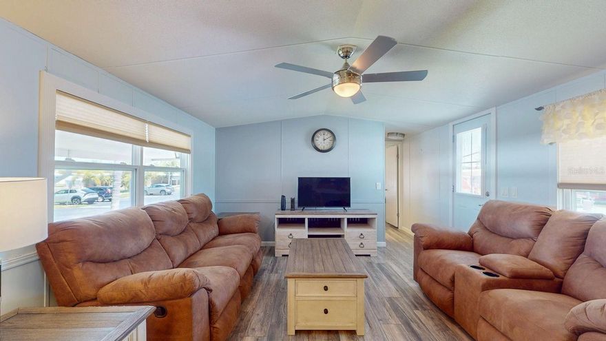 One or more photo(s) has been virtually staged. This well-kept 2 bedroom, 2 bathroom home in a sought-after St. Pete mobile home park offers easy living with a 2-car carport and a truly turnkey setup—furnishings can stay with the right offer. The interior has a fresh, like-new feel thanks to thoughtful upgrades throughout, including newer appliances, front-loading washer and dryer, updated flooring, windows, doors, blinds, and more. A spacious screened lanai extends your living space and gives you a great spot to relax without the bugs. The community offers fantastic amenities with an HOA fee of just $300/month, covering the pool, rec facilities, shuffleboard, water, sewer, trash, pool and grounds maintenance. You’ll be right in the center of it all - close to parks, beaches, shopping, dining, entertainment, and downtown St. Pete. Don’t miss your chance to make this move-in-ready home yours, schedule your showing today!