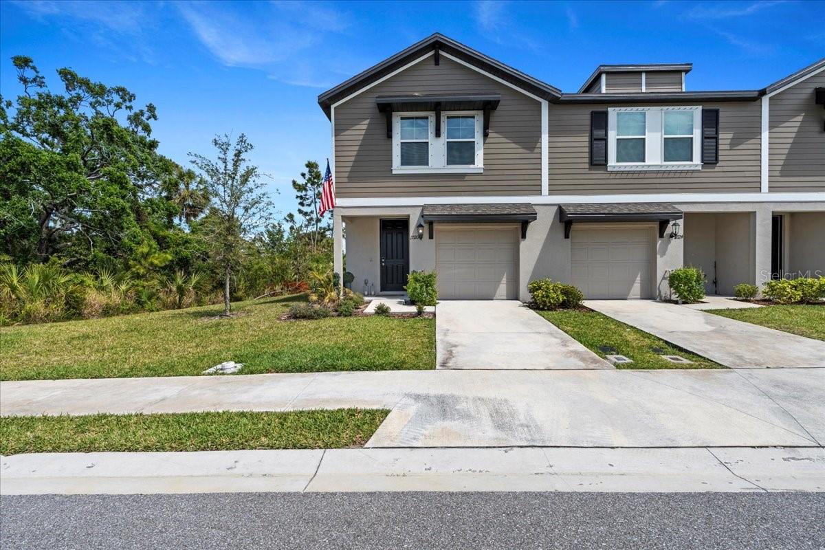 Beautiful end-unit townhome in Nokomis, available for lease. Built in 2023, this partially furnished 3 bed, 2.5 bath home features an open floor plan with a modern kitchen, stainless steel appliances, granite countertops, and a bright living area overlooking a peaceful preserve. All bedrooms plus a loft and laundry room are upstairs for added convenience. The primary suite includes a walk-in closet and private bath with dual vanities. Enjoy outdoor space with a private patio, perfect for relaxing or entertaining.
This corner unit offers extra windows and natural light, plus a 1-car garage with plenty of shelving space. Located less than 3 miles from Nokomis Beach and close to shopping, dining, medical services, and major roadways. Energy-efficient construction, window blinds throughout, and neutral finishes. No smoking. Application required. Schedule your showing today, don’t miss this opportunity.