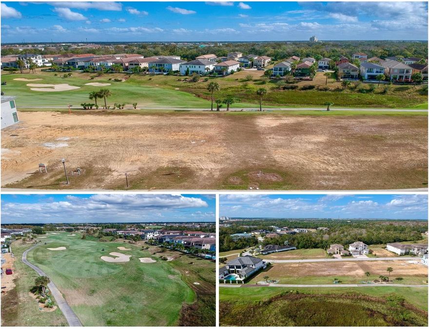 Expansive 91-foot golf-front lot located in the prestigious Eagle Estates section of Reunion Resort. Known for its oversized lots, this neighborhood features custom homes ranging from 6,000 to 17,000 square feet. This prime home site overlooks the par-5 fairway of the Nicklaus #6, providing stunning golf course views. Just minutes from Disney, Reunion is a gated community that permits short-term rentals, making it an exceptional investment opportunity. The neighborhood offers a wealth of amenities for the entire family, including three signature golf courses (Nicklaus, Palmer, and Watson), 12 community pools, world-class tennis facilities, a water park, dining options, bars, and more. This property also comes with an active resort membership, granting rental guests full access to a range of exclusive amenities. These include 13 community pools, three signature golf courses, a multimillion-dollar water park, a variety of onsite dining options, two golf pro shops, six hydro-grid clay tennis courts, and a miniature golf course. This membership elevates the guest experience, ensuring a memorable and enjoyable stay.