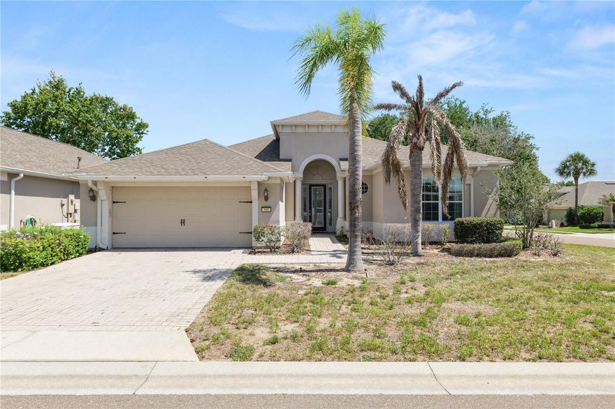 Short Sale. Bank Approved Price! Welcome to this beautifully maintained 3 bedroom, 2 bath home located in the highly desirable 55+ Ridgewood Lakes community in Davenport, Florida! This spacious home features an open and inviting layout with granite countertops in both the kitchen and bathrooms, adding a touch of elegance throughout. The oversized primary suite offers a true retreat with a dual sink vanity, large soaking tub, separate stand up shower, and a generous walk in closet. A private office provides the perfect space for working from home, hobbies, or a flex room. Step outside and relax on the screened in patio overlooking the peaceful backyard setting. Conveniently located near shopping, dining, golf, and major highways, this home combines comfort, style, and functionality in one of Davenport’s most sought-after communities.