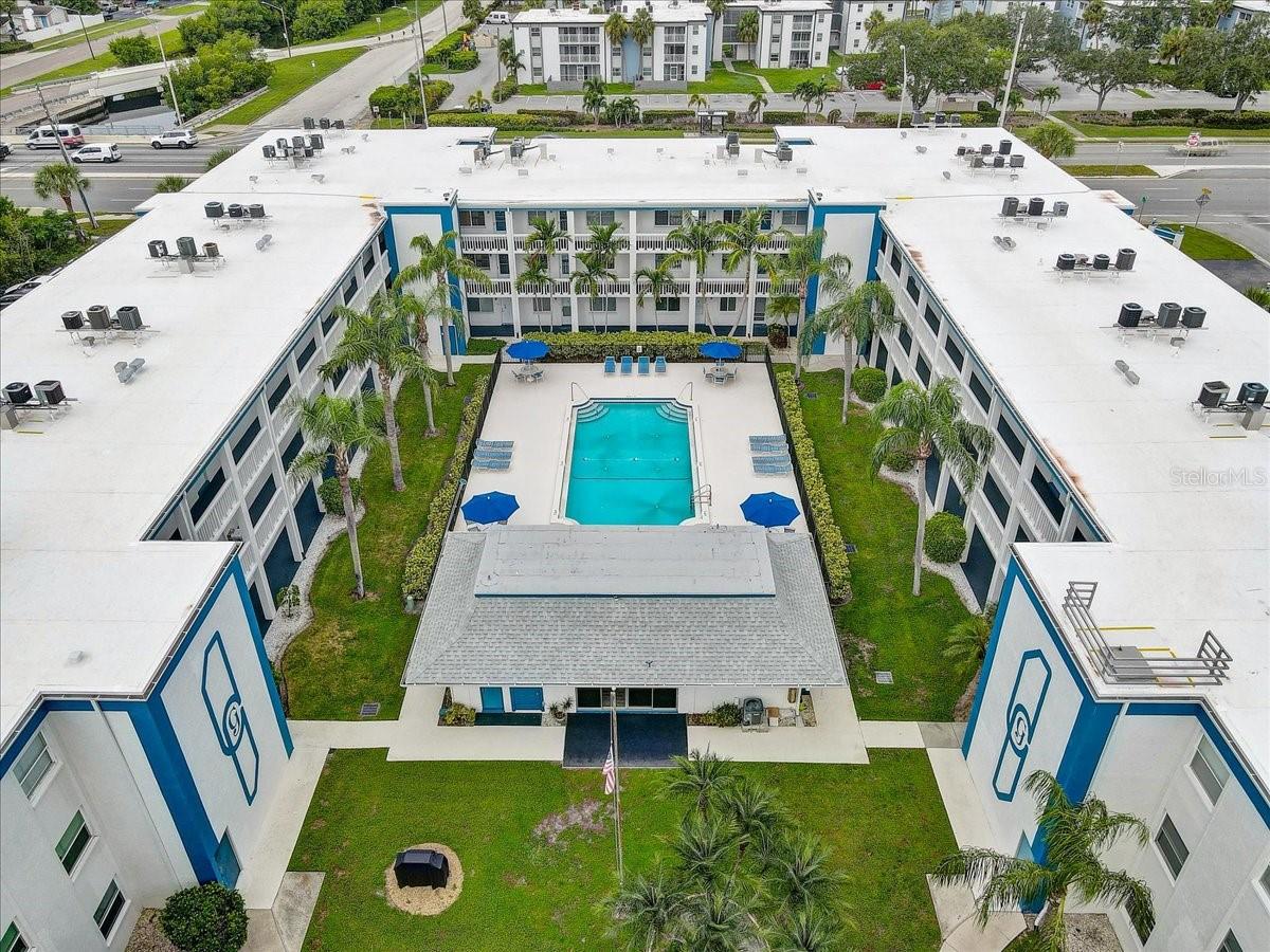 Gorgeous large 2 bed, 1 bath condo in a highly sought after area of Saint Pete! Welcome to Gateway by the Bay condos FULLY FURNISHED and FULLY UPDATED available for the FIRST TIME as an annual lease or seasonal/short-term rental! This a private resort style complex! Location, Location, Location! Convenient to downtown Saint Pete, beaches, and airports all just a short drive away. Walking distance to shopping plazas, restaurants, bars, parks, and beautiful canal located right on the property for sittings, fishing, or enjoying wild and sea life with access to Riveria and Tampa Bay for all sorts of water activities. Close to 1000 sqft of living space made up with 2 bedrooms, 1 bathroom, kitchen, dining, storage closet off the hall as well as a linen closet, large living room, and primary having a large walk-in closet (see floor plan in photos). This private complex is fenced for privacy and has a 48x24 massive pool, updated clubhouse with kitchen, two bathrooms next to the pool, pier/dock, grill station with views of the water, lots of wildlife to be mesmerized with, and fishing is allowed off the dock and seawall. There are also multiple laundry rooms located on the same floor as the unit for ease, elevators, and stairs. There is an assigned parking spot to unit #204 on the north side of the building where it can be seen from your condo bedroom windows and close walk to this specific condo. Extra/Guest parking is on the south side of the building. This condo also has an extra assigned storage on floor #3 to help with storing overflow items. The condo fees are covered by the owners which covers building insurance, escrow reserve funds, cable, water, sewer, trash, building maintenance, pool maintenance, ground maintenance. This complex also has parking lot surveillance, pool, clubhouse and pier use to its residence only unless they are your guests, multiple elevators, multiple laundry rooms, and overflow assigned storage all for your private use. This beautifully updated turn-key condo is a hidden gem that is nothing short of paradise and furniture is optional. Schedule a private showing today and don’t miss out as these rarely come available in this specific complex. Additional furnishings available that may not be pictured (optional). All you need is to bring yourself and be ready for all of Florida’s great sunshine! Available for a short-term/seasonal rental at $2500 or an annual lease at $1800!