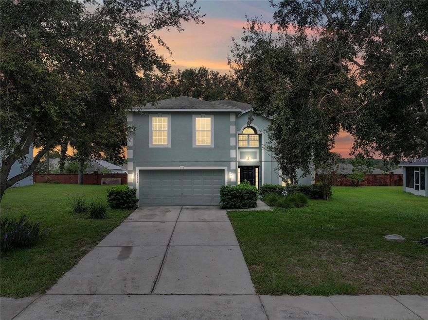 One or more photo(s) has been virtually staged. Welcome to Shearwater Estates, a gated community in Mascotte, Florida. This spacious 5-bedroom, 2.5-bath home offers a versatile layout with plenty of living space. The formal dining room is ideal for entertaining, while the separate living room provides a comfortable place to relax. One bedroom is on the first floor. Upstairs, you’ll find four generously sized bedrooms, including a primary suite with dual sinks, walk-in closets, and an en suite bath. An oversized loft adds even more flexibility, perfect as a second family room or office. The kitchen features an island with Corian countertops, ample storage, and room for a dining table to enjoy casual meals. Enjoy a private backyard with no rear neighbors, offering peace and privacy. Don’t miss this opportunity. Schedule your showing today!