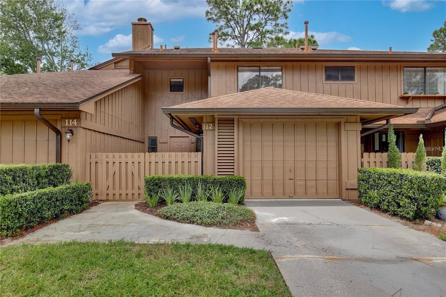 Welcome to this updated 2-bedroom, 2.5-bath townhouse in the heart of Lake Mary. Located in a quiet,
well-maintained community, this home offers a bright, open layout connecting the living, dining, and
kitchen areas. 
The kitchen features granite countertops, stainless steel appliances, and plenty of cabinet space, along
with a convenient breakfast bar. A half-bath is located on the main floor for guests.
Upstairs, the spacious primary suite includes a walk-in closet and private bath with dual vanities and a
walk-in shower, and access to the upper balcony. The second bedroom and full bath are also located on the
second floor.
Additional features include an attached one-car garage with washer and dryer, and a private fenced
patio overlooking a peaceful conservation area. Heron Cove  is conveniently
located near top-rated schools, shopping, dining, and major highways.