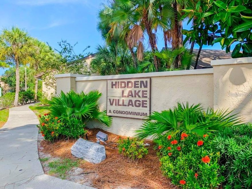 AMAZING OPPORTUNITY!!! JUST MINUTES AWAY FROM THE WORLD FAMOUS BEACHES OF SIESTA KEY, LONGBOAT KEY, AND ANNA MARIA ISLAND!!! This beautiful Hidden Lake Village condo is centrally located in popular Sarasota Florida close to all amenities including the Mall at University Town Center. The condo community offers 2 amazing pools, a tennis court, park areas, and a clubhouse. Recent updates include a new Hot Water Heater. 2022 A/C and new LVP flooring in the primary suite. This move-in ready condo can be a perfect home or a fabulous rental income property. Don't miss your chance to live in Paradise!