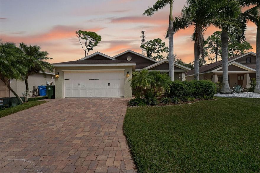 For Rent! Dog Friendly! Live the Florida dream in this beautiful 3-bedroom, 2-bathroom pool home nestled in peaceful Bradenton. This inviting home offers the perfect blend of comfort and outdoor living, surrounded by lush tropical landscaping that creates your very own private retreat in the backyard. Step inside to a bright, open floor plan with plenty of natural light and a seamless flow between the living, dining, and kitchen areas. The kitchen features modern appliances, ample cabinetry, and bar seating, ideal for casual meals or entertaining guests. (Fridge set to be installed before move-in) The primary suite includes an ensuite bathroom and walk-in closet. Two additional bedrooms and a full guest bath on the opposite side of the home create flexibility for family, guests, or a home office. Outside, unwind in the pool area surrounded by tropical flora, offering both beauty and privacy. Whether you’re swimming laps, hosting a barbecue, or simply enjoying a sunrise, this backyard delivers the true essence of Florida living. Washer and Dryer included with the home. Lawn care and pool care included in the rent. Basic cable provided by HOA.