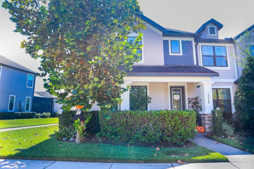 Welcome to this beautiful 3-bedroom, 3-bathroom end-unit townhome in the desirable Starkey Ranch community! The heart of this 1,808 square foot gem is the chef-inspired kitchen fully equipped with a gas stove and modern appliances that will elevate your culinary experience. This stunning space showcases premium owner upgrades including gorgeous quartz countertops, a convenient center island with beautiful shiplap details, upgraded cabinetry with extra storage, tile backsplash, and under-cabinet lighting that creates the perfect ambiance for cooking and entertaining. 
Step inside to discover the perfect blend of comfort and style with thoughtful owner upgrades throughout. Gorgeous wood-like tile flooring flows seamlessly through the main living spaces, with premium hardwood flooring upstairs adding warmth and elegance. Fresh neutral colors create an inviting atmosphere throughout the open-concept design.
The spacious primary bedroom includes an ensuite bathroom and walk-in closet, while two additional bedrooms provide flexibility for family, guests, or a home office featuring custom shiplap walls. Large custom-framed windows throughout fill the home with natural light, creating a bright and welcoming atmosphere. The welcoming foyer showcases stylish shiplap accents that set the tone for the home's designer touches.
Outdoor living is truly special with the screened lanai featuring lush plants and greenery lovingly maintained by the current owners, creating the vision for your own private garden retreat with additional patio space for relaxation and entertaining.
Living in Starkey Ranch means access to fantastic community amenities including 22 miles of walking and biking trails, multiple pools, playgrounds, dog parks, tennis courts, and sports fields. The convenient location puts shopping at nearby Starkey Market just minutes away, while HCA Florida Trinity Hospital provides peace of mind for healthcare needs. Nature lovers will appreciate proximity to Jay B. Starkey Wilderness Park for outdoor adventures.
This move-in ready townhome combines low-maintenance living with premium owner upgrades and an unbeatable location. Don't miss this opportunity to call Starkey Ranch home!