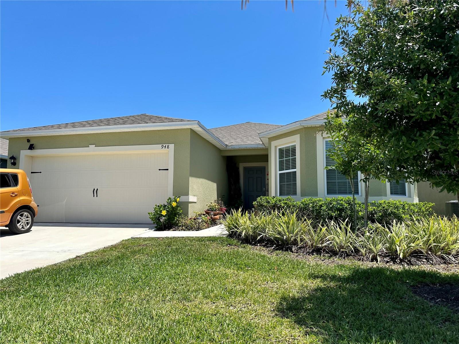 Under contract-accepting backup offers. This award-winning floor plan located in the New neighborhood of Parc Hill in beautiful Orange City has 3 bedrooms, 2 full baths, and an oversized 2-car garage. Features include a Beautiful Kitchen with Breakfast Nook open to the Large Great Room with an Informal Dining area. Great Room Overlooks Covered Lanai for those outdoor events where everyone will enjoy the landscape provided by the conservation area. The huge Master Suite features Large Bath and Double Vanity. You need to see this home in person! Energy efficiency at its best! Concrete block construction, double pane insulated windows.