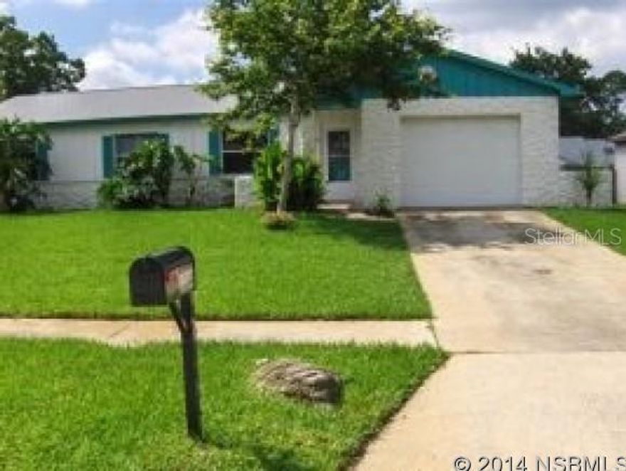 Very hard to find bright and airy 4 bedroom split plan home in a nice neighborhood at a great price. This fantastic well maintained concrete block home offers a large screened back porch, fenced back yard, new roof in 2005, storage shed, room for pool, and is conveniently located to shopping, banks, restaurants and the Port Orange City Center. Perfect for that growing family or second home....Must see!!! ;Water: City