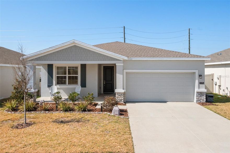 One or more photo(s) has been virtually staged. This thoughtfully designed one-story Next Gen® home offers the ideal balance of connection and privacy. Featuring four bedrooms, three bathrooms, an office, two-car garage, and this home includes a private Next Gen suite with its own separate entrance, living area, kitchenette, bedroom, and full bath—perfect for multigenerational living or extended guests while maintaining independence and comfort.

The main home showcases quality features such as newer appliances, quartz countertops throughout, and oversized tile flooring in wet areas. The Next Gen space is fully equipped with its own appliance package, including a washer and dryer, refrigerator, dishwasher, and sink—making it truly move-in ready and functional as a private living quarters.

Thoughtful upgrades enhance the home’s appeal, including nine ceiling fans installed inside and out, upgraded light fixtures, stylish shiplap detailing on the kitchen island, upgraded flooring in one bedroom, and added patio shade for year-round enjoyment. Step outside to the charming back patio and fully fenced backyard—an inviting space designed for both relaxation and entertaining. 

Located in the desirable master-planned community of Peace Creek Reserve, residents enjoy a scenic natural creek setting, community pool, playground, and the convenience of being steps away from schools. Situated in Winter Haven—known as the Chain of Lakes with 26 connected lakes—you’ll appreciate the nearby shopping, dining, recreation, and scenic bike paths.

Peace Creek Reserve offers the charm of a small-town feel with everyday conveniences—an exceptional place to call home. Schedule your private tour today!