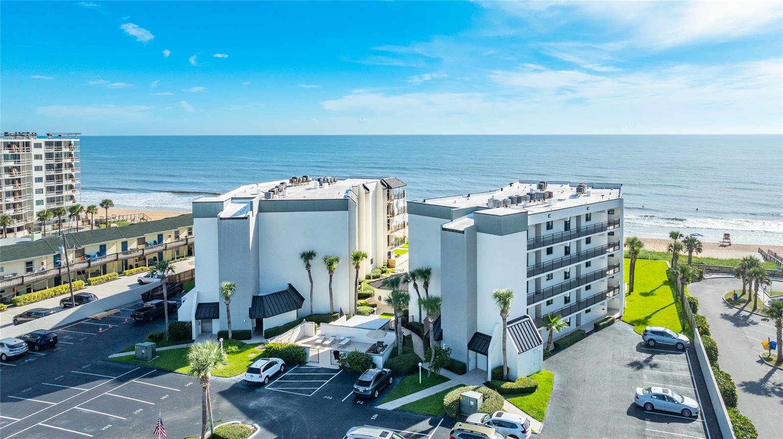 Spectacular location in Ormond Beach. Indies House Condominium is conveniently located across the street from a retail shopping center with a Publix supermarket. This building is one of the best investment opportunities in the area, as it is among the very few that allow short term rentals. Condos in the building are high income-producing properties thanks to the high demand from visitors from all the US, looking for a all-year summer vacation. This oceanfront penthouse condo offers direct beach access and has been recently fully remodeled. It also features impact windows. Over the past few years, all major building's improvements have already been completed: roof, elevators, concrete restoration, and the large pool renovation. The building's special assessment for this improvements has been fully paid by the owner. Great opportunity to acquire an excellent property in an impeccably maintained oceanfront building with high incomes for those looking to invest in one of Florida's best beach cities.