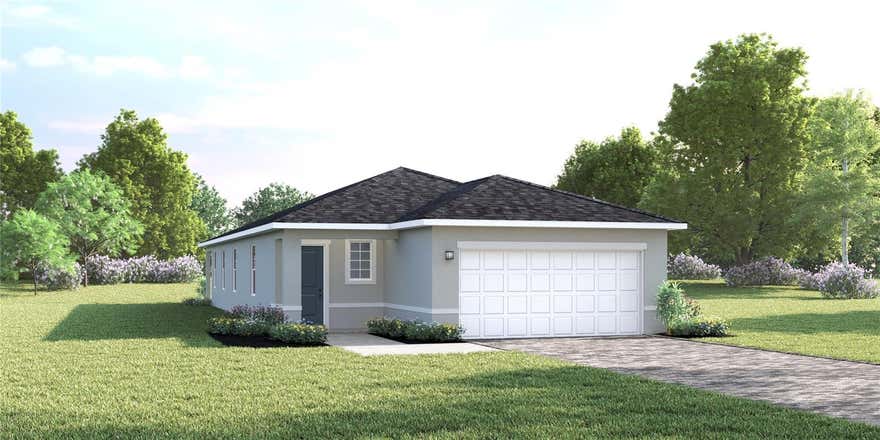 Pre-Construction. To be built. Welcome to Avalon Woods at Lakewood Ranch, single-family homes with no CDD and low fees. Your new home will be just minutes from endless options for shopping, dining, entertainment, schools, healthcare, nature, and recreation. Top-rated Manatee County schools. Parks and recreation programs including fitness, youth sports, arts and entertainment. There’s so much to do here! The Century single-family home combines convenience and style. Park in your 2-car garage and enter through your laundry room. Your wide-open floorplan features a dining area overlooking your gourmet kitchen. A large center island is perfect for gathering with friends and family, or set up a game in your great room or enjoy the night air on your lanai. 2 spacious bedrooms and a full bath offer plenty of space and comfort. Your deluxe owner’s suite includes an oversized walk-in closet and a double vanity bath with seated shower. All Ryan Homes now include WIFI-enabled garage opener and Ecobee thermostat. **Closing cost assistance is available with use of Builder’s affiliated lender**. DISCLAIMER: Prices, financing, promotion, and offers subject to change without notice. Offer valid on new sales only. See Community Sales and Marketing Representative for details. Promotions cannot be combined with any other offer. All uploaded photos are stock photos of this floor plan. Actual home may differ from photos.