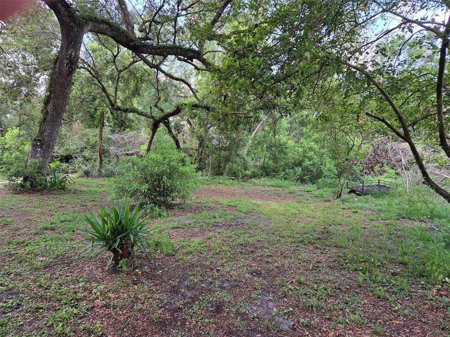 2.5 beautiful acres with 100 year old oak trees and full of native bushes and plants. Fantastic spot for a new home or manufactured home. 
The property is tucked away from the city of Zephyrhills but just 4 blocks to Zephyr Park which has a water park, fishing pond, walking trail, band stand, pavilions and cooking grills. The property is also zoned for agricultural uses.