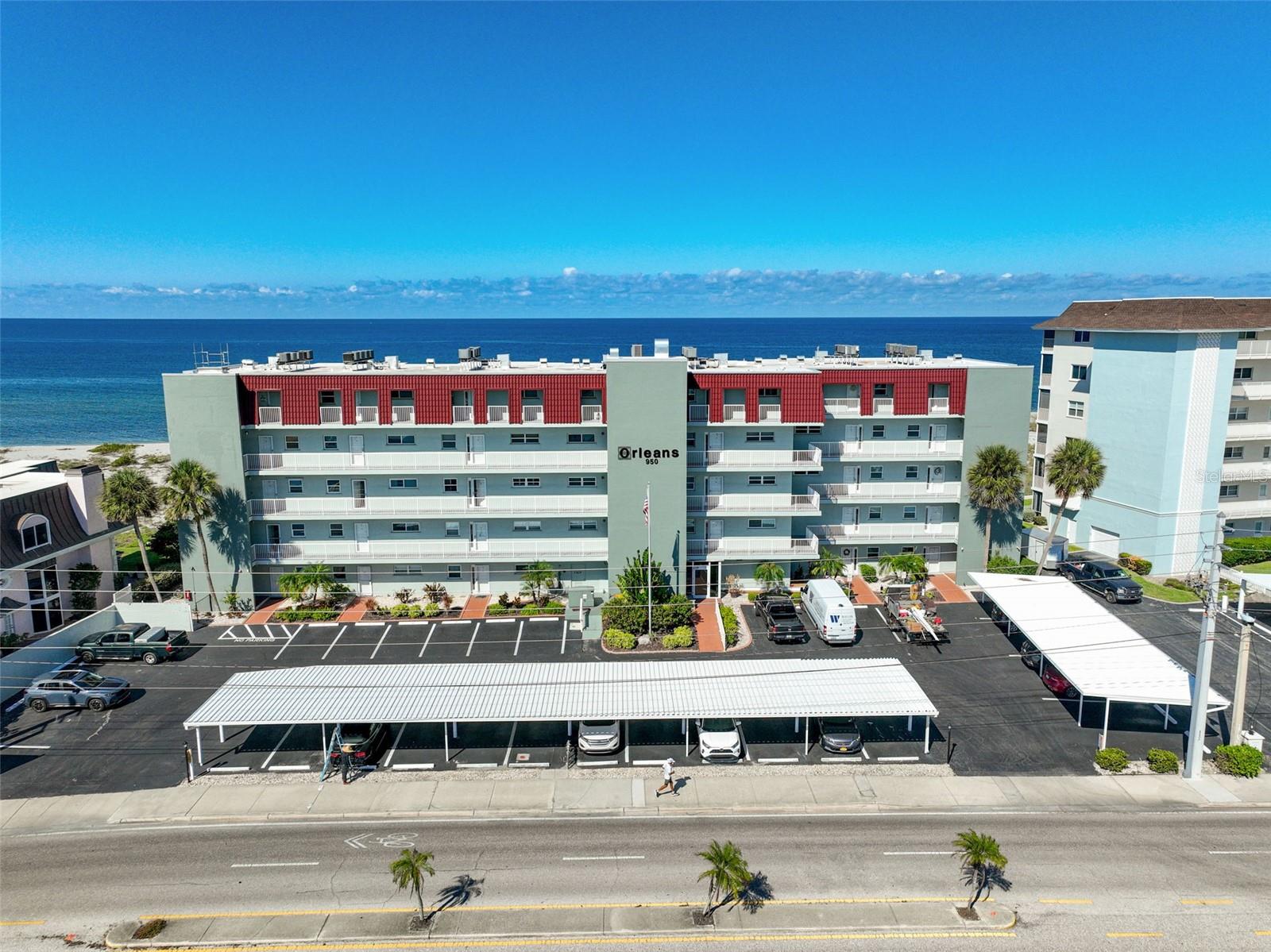 BEACH, OCEAN, & SUNSETS!!! This is everything you have wanted. Just bring your swimsuit. The direct beach front view is more than you can imagine. Enjoy the tranquility of watching and hearing the waves roll in, sea life on full display, passing boats in the distance, and the amazing colors of a Gulf Coast sunset. ALL NEW SS APPLAINCES. BRAND NEW AC. BRAND NEW HOT WATER HEATER. NEW LUXURY VIYNL IN THE BEDROOMS. FRESHLY PAINTED INTERIOR. BRAND NEW ROOF FOR THE ENTIRE BUILDING JULY 2025. New windows for the building in 2020. Move in ready and worry free.
Freedom Boat Club is in the marina just outside your front door. Higel Marine Park, Venice Yacht Club, and Crow's Nest Restaurant are a very brief few minutes walk. Enjoy morning yoga on the beach, weekly farmer's market, numerous events, concerts, restaurants, and theatre in historic downtown Venice. Come see this condo in person and experience all the reasons Venice, Fl is a favored place to vacation and retire.
Structural Integrity Reserve Study has been completed. There is a laundry on each floor.