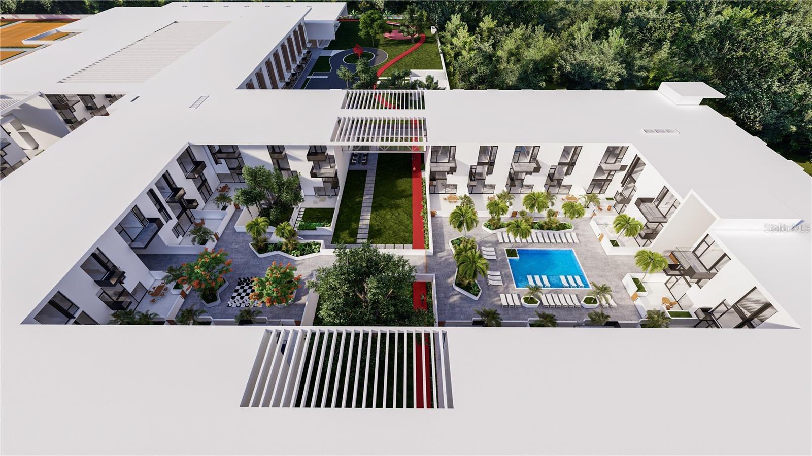 Step into a realm where heritage meets modern luxury at the reimagined Bath & Racquet Residences and Club in Sarasota, Florida. This iconic redevelopment pays homage to the storied past of the original Bath & Racquet Club, established in 1969, while introducing a new era of sophisticated living and active lifestyle amenities the rebirth of Sarasota’s iconic Bath & Racquet Club! Once a premier destination for tennis legends like Chris Evert and Martina Navratilova, the original club was a cornerstone of Sarasota's vibrant social and athletic scene. The new development seeks to rekindle that spirit, blending nostalgic charm with contemporary elegance. Designed by the acclaimed Halflants + Pichette Architects, the residences feature:
Bath & Racquet Residences and Club presents 256 luxury condominiums offering 1, 2, and 3-bedroom layouts. Residences feature floor-to-ceiling windows, quartz countertops, high-end kitchen appliances, private terraces or balconies, and washer/dryer hookups. Community amenities include a private pool, two-acre park, dog park, children’s playground, a 1-kilometer walking trail, and access to the brand-new Bath & Racquet Club with 13 tennis courts, 16 indoor and outdoor pickleball courts, resort-style club pool, restaurant, fitness center, and wellness spa. Located just 4 miles to Siesta Key beaches and 3 miles to Downtown Sarasota, next to Trader Joe’s and CineBistro. The Bath & Racquet Residences present a unique opportunity for discerning buyers seeking a blend of luxury, convenience, and active living. The community's design accommodates both full-time residents and those interested in leasing their units, with options for Short-term leasing allowed (7-night minimum).