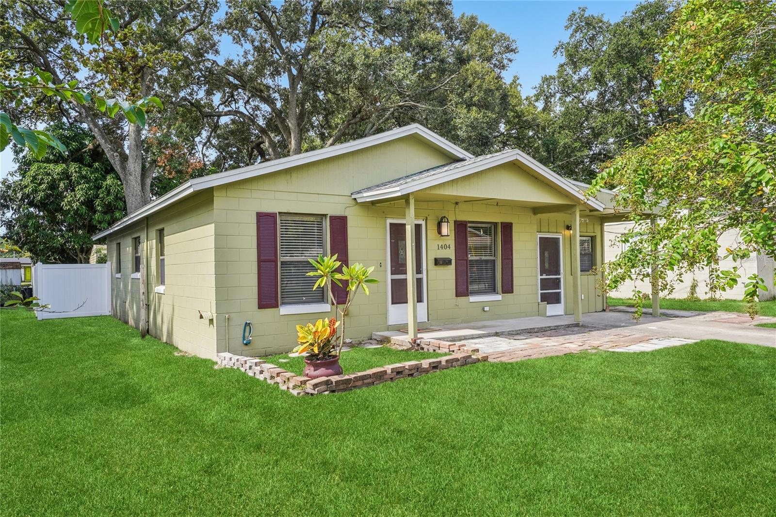 Fall in love with this like-new, fully remodeled 3-bedroom + bonus room, 2-bath beauty nestled in one of Orlando's most vibrant neighborhoods. With over 1,360 square feet of fresh, modern living space and a fully fenced backyard perfect for barbecues or furry friends, this home is a rare find for those who want it all: location, lifestyle, and luxury. Step inside and you'll find brand new luxury vinyl floors and updated baseboards, an open-concept kitchen with custom wood cabinetry, quartz countertops and backsplash, island with pop-up outlet, and Samsung stainless steel appliances. Sleek, designer bathrooms feature tiled showers and Kohler vanities. Enjoy new fans in every room, fresh blinds, a newer roof, HVAC, and water heater. There's also an enclosed laundry room with hookups and bonus storage, plus a fully fenced yard with plenty of green space and a storage shed. But it's not just the home it's where you live. College Park is one of Orlando's most beloved neighborhoods, with tree-lined brick streets, lakes, parks, and an unbeatable sense of community. Walk or bike to local cafes, boutiques, and Edgewater Drive's famous wine strolls, festivals, and foodie finds. Whether you're lounging under the backyard trees or grabbing brunch a few blocks away, this is the kind of home that makes life easy and fun. Pet-friendly, available now, washer/dryer hookups, and just minutes to Downtown Orlando. Make your move to where charm meets convenience. Come live your best life at your new address on 1404 Davidson St in College Park!