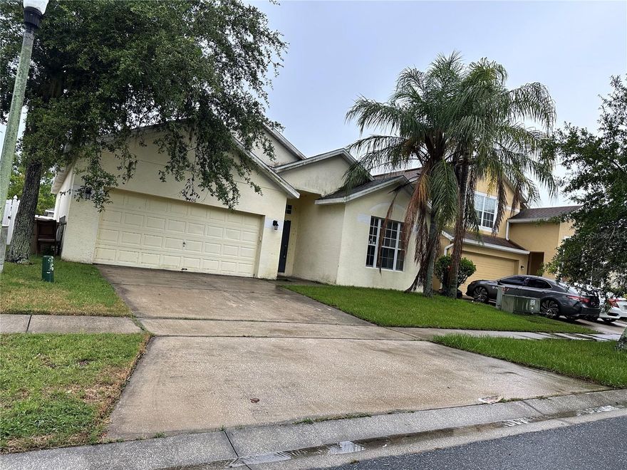 This house needs TLC. The house will need a new paint inside & outside, new flooring, and deep cleaning. Located next to Sunrise Elementary School and Horizon Middle School, close to John Young Parkway, and avoiding all the inside traffic of Poinciana, close to major highways