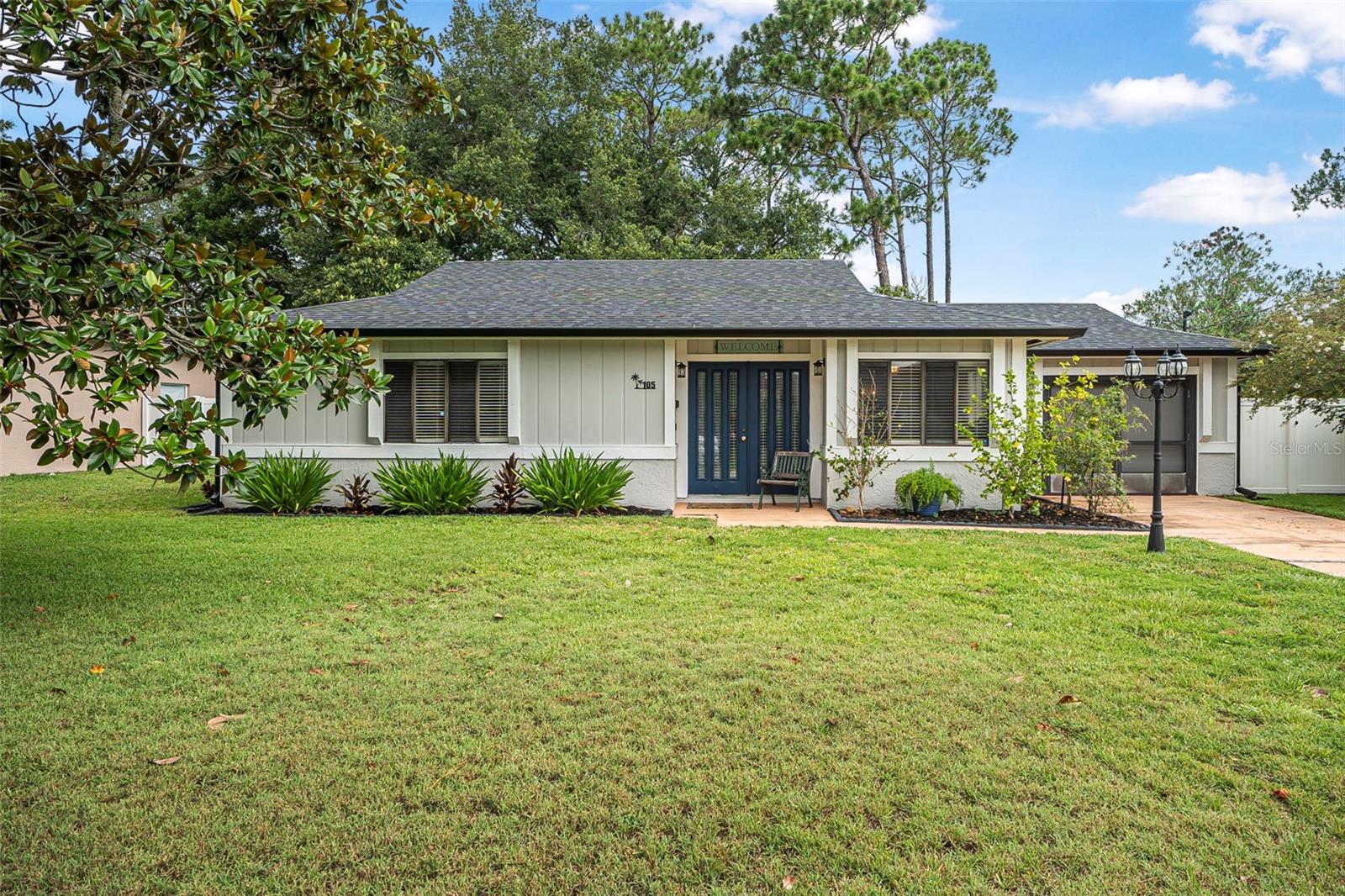 Prime Location for Coastal Living! Beyond its beautiful features, this home boasts an ideal location. You're just 10 minutes away from Flagler Beach and conveniently located only 30 minutes from both Daytona Beach and historic St. Augustine, providing endless options for entertainment, dining, and cultural experiences.
Step into your meticulously kept, move-in ready sanctuary in Palm Coast, Florida, where thoughtful upgrades and coastal warmth converge to create the perfect living experience. This 1,400 sq ft home, including a seamlessly integrated Florida room (part of the heated and air-conditioned living space), has been recently renovated with an eye for both style and comfort.
Exceptional Curb Appeal & Inviting Interiors
From the moment you arrive, you'll be captivated by the exceptional curb appeal, highlighted by a majestic mature magnolia tree that offers a warm and inviting welcome. The thoughtfully designed landscaping hints at the beauty found within.
As you enter, you'll immediately notice the luxury vinyl flooring that flows throughout, complemented by 5-inch baseboards for a polished finish. New ceiling fans add to the home's coastal charm. Imagine starting your day in the exquisite customized built-in window seating, perfectly positioned to enjoy the magnificent magnolia gracing the front yard. This isn't just a bench; it's a beautifully integrated piece of furniture featuring convenient cubby storage underneath, ideal for stowing away blankets, books, or decorative items, keeping your living space both organized and aesthetically pleasing.
Chef's Kitchen & Smart Living Spaces
The kitchen is a true highlight, with refinished cabinets and countertops that provide a fresh, updated look. It's adorned with a stylish subway tile coastal backsplash and boasts an overhead wine rack above the sink, perfect for both storage and display. The coastal appeal extends to the dining area, where a custom-built bench seat optimizes space at the dining room table, allowing for more comfortable gatherings while enhancing the home's cohesive design.
Working from home is a breeze with the customized built-in office space in the hallway, featuring a practical desk and built-in bookshelf. The two large bedrooms provide ample space and boast generous walk-in closets.
Peace of Mind & Outdoor Oasis
This home offers peace of mind with significant recent updates, including a new roof (May 2025) and new gutters (June 2025)—a crucial upgrade many new constructions and existing homes lack! The AC unit is only 4 years old, and all ductwork was replaced just 2 years ago, ensuring optimal air quality and efficiency.
The exterior is just as impressive as the interior. The backyard is a private oasis, featuring a brand new 6ft vinyl privacy fence installed in 2021. Mature trees provide the ideal balance of sun and shade, perfect for relaxing in a hammock. You'll love the two distinct patio areas in the backyard: one is spacious and ready for your grilling adventures and outdoor dining, while the other offers a cozy spot for relaxing and gathering around a fire pit. Need extra storage or a dedicated workspace? You'll love the 10x16 shed built in 2021, complete with a loft, French doors, insulated windows, and pre-wired with a circuit box, ready for your custom hook-up.
Ready to experience coastal luxury? Contact us today for a private showing!