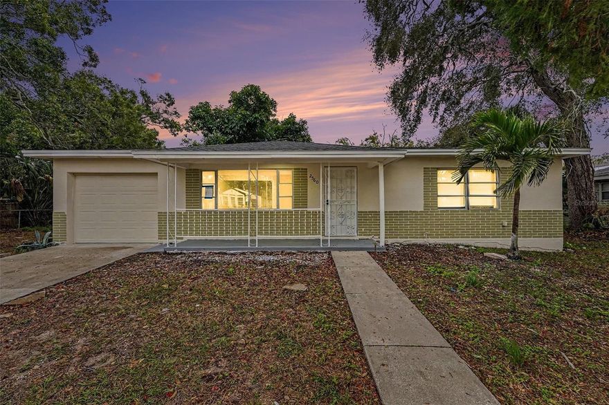 Beautifully Updated St. Petersburg Home with Modern Upgrades

Welcome to this move-in-ready 2-bedroom, 1-bath single-family home located in the heart of St. Petersburg’s Sunshine City. Thoughtfully maintained, this home offers peace of mind with major upgrades including a new roof, new AC, new electrical system, new water heater, and a completely remodeled kitchen.

The bright, modern kitchen features stainless steel appliances, and updated finishes that flow seamlessly into the living area, perfect for everyday living or entertaining. Both bedrooms are comfortable and inviting, and the home’s overall condition reflects pride of ownership and careful upkeep.

Enjoy easy access to everything that makes St. Petersburg so desirable. Downtown St. Pete, the St. Pete Pier, renowned museums like The Dalí Museum, vibrant murals, and waterfront dining are just minutes away. Outdoor enthusiasts will appreciate Clam Bayou Nature Park, Weedon Island Preserve, and quick drives to award-winning Gulf Coast beaches.

Ideal for homeowners or investors, this charming home combines modern updates, low maintenance, and an unbeatable location. Don’t miss the opportunity to own a stylish, upgraded property in one of St. Petersburg’s most sought-after neighborhoods.

Upgrades include a new roof, new AC, new electrical, new water heater, and a remodeled kitchen.