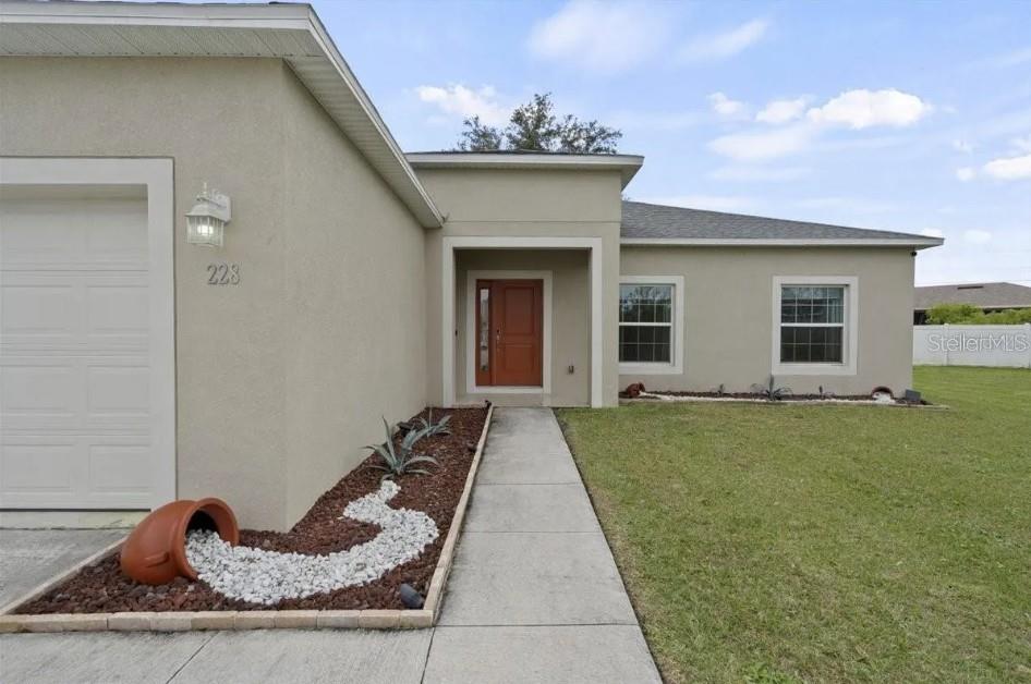 Welcome to your ideal home in the heart of Poinciana, Florida!
This beautifully maintained single-family residence features 4 bedrooms and 2 bathrooms, offering a perfect balance of modern comfort and timeless design. From the moment you step inside, you'll notice the spacious open-concept layout, seamlessly connecting the living, dining, and kitchen areas — ideal for both everyday living and entertaining guests.
The soaring vaulted ceilings enhance the sense of space and light, giving the home an airy and elegant feel. A standout feature is the fully installed solar panel system, delivering an eco-conscious and energy-efficient solution that helps save on monthly utility costs.
Set on a quiet cul-de-sac, this home sits on an oversized 0.27-acre lot, providing generous outdoor space for family fun. The kitchen is a chef’s dream, featuring durable granite countertops that combine style and function for cooking or hosting with ease.
Conveniently located near major toll roads, this property ensures easy access to nearby shopping, dining, and entertainment. Whether you're looking for a place to call home, this home checks all the boxes.
Bonus Feature: The primary suite includes a bathroom with a built-in linen closet for added storage.