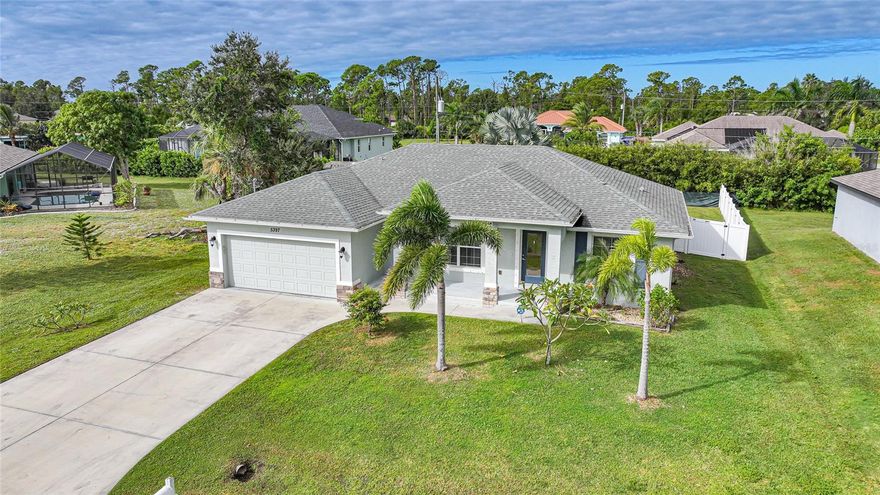 MOVE-IN READY!
Welcome to Gulf Cove, one of Southwest Florida’s hidden gems! With unlimited access to the community boat launch, you’ll enjoy endless days exploring Charlotte Harbor and the open Gulf of Mexico. Just a few miles to multiple Gulf beaches, this location puts you close to everything that makes coastal living exceptional like boating, beaches, shopping, and dining.
This well-designed 3-bedroom, 2-bath home delivers the perfect balance of comfort, storage at an affordable price. The split floor plan offers a spacious owner’s suite featuring a double sink vanity, step in shower, and large walk in closet. A separate laundry room sits conveniently off the two car garage for everyday ease.
The kitchen provides generous cabinetry, modern appliances, and a breakfast bar ideal for casual dining or entertaining. Outside, a large backyard gives room to play, garden, or simply relax with family and friends.
Residents can also join the optional Gulf Cove HOA, which includes access to a private park with playgrounds, picnic pavilions, riverfront seating, and a boat ramp leading directly to Charlotte Harbor and the Gulf.
Whether you’re a first-time buyer, seasonal resident, or investor, this home offers the Southwest Florida lifestyle you’ve been dreaming of move in ready and perfectly priced!